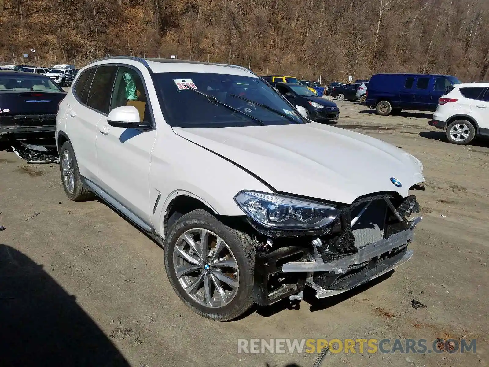 1 Photograph of a damaged car 5UXTR9C5XKLD94043 BMW X3 2019