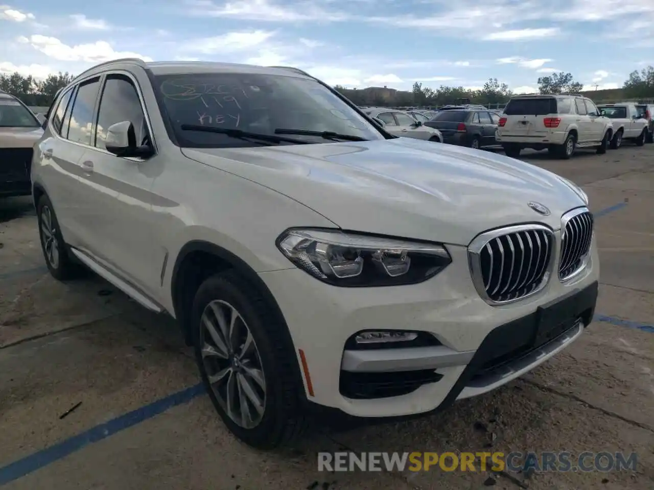 1 Photograph of a damaged car 5UXTR9C5XKLD97945 BMW X3 2019