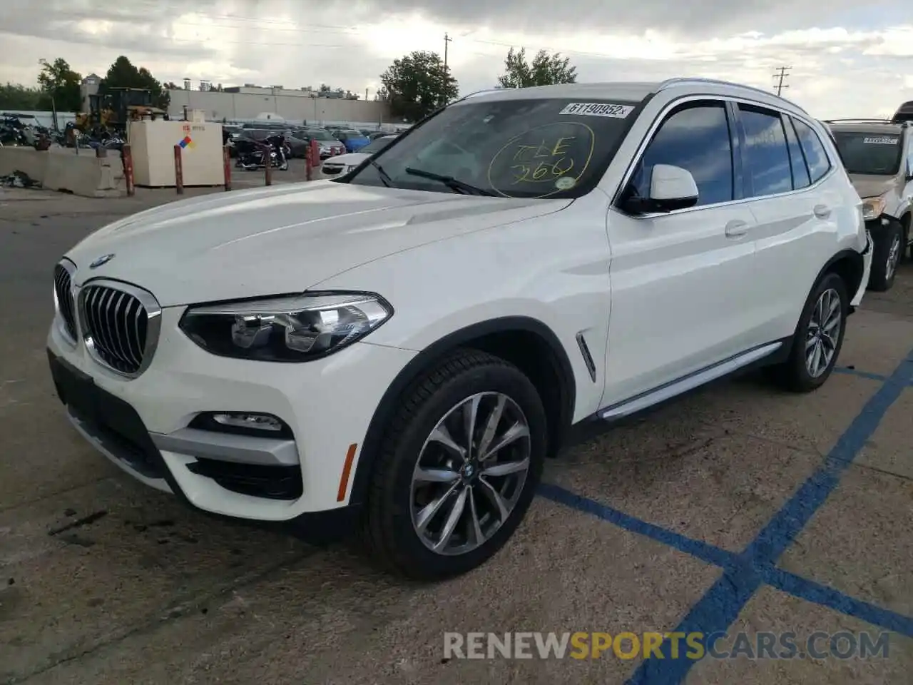 2 Photograph of a damaged car 5UXTR9C5XKLD97945 BMW X3 2019