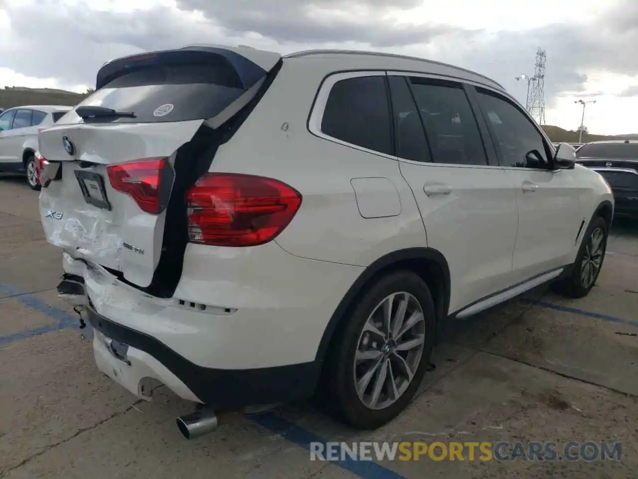 4 Photograph of a damaged car 5UXTR9C5XKLD97945 BMW X3 2019