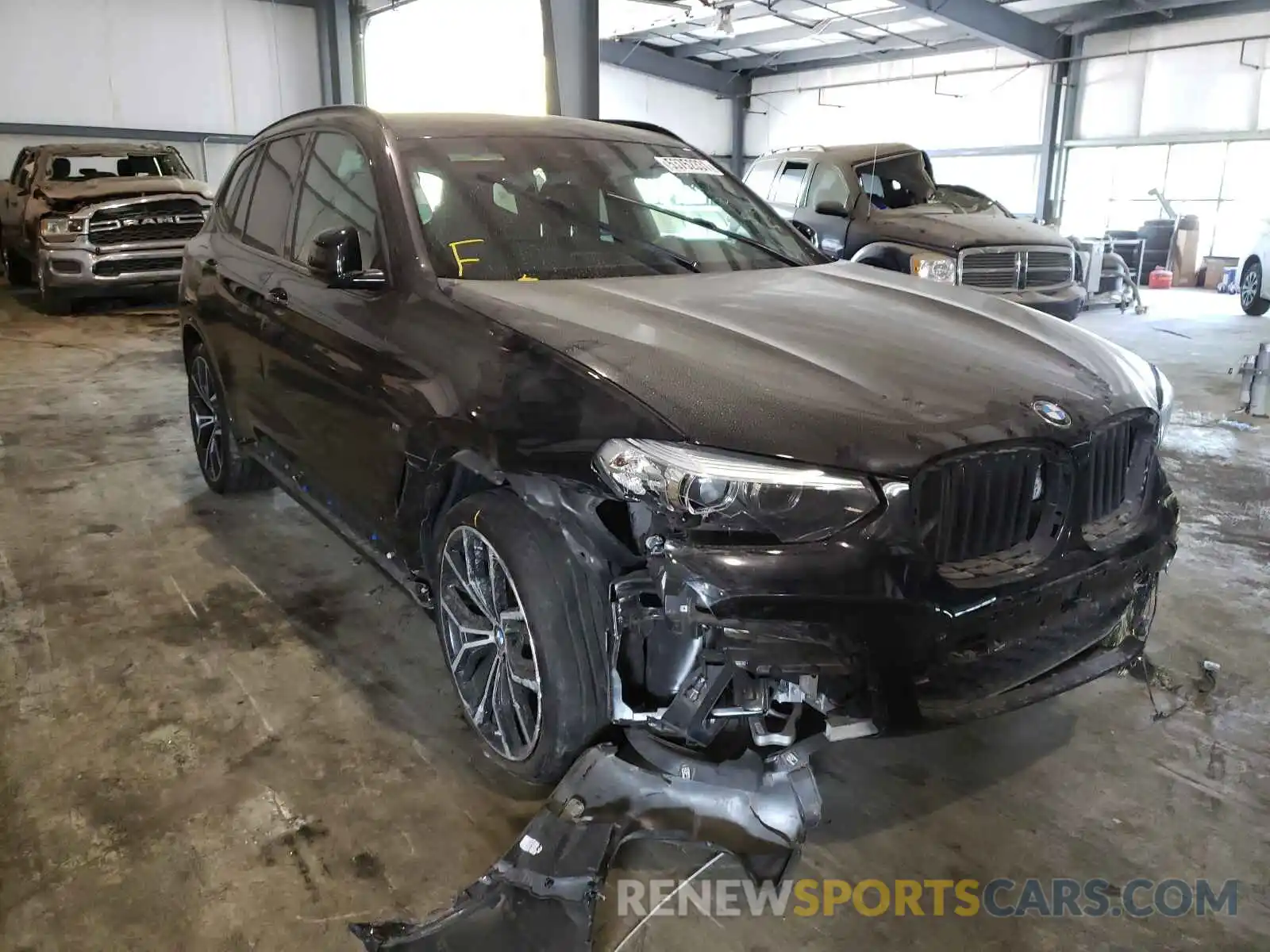 1 Photograph of a damaged car 5UXTR9C5XKLD98626 BMW X3 2019