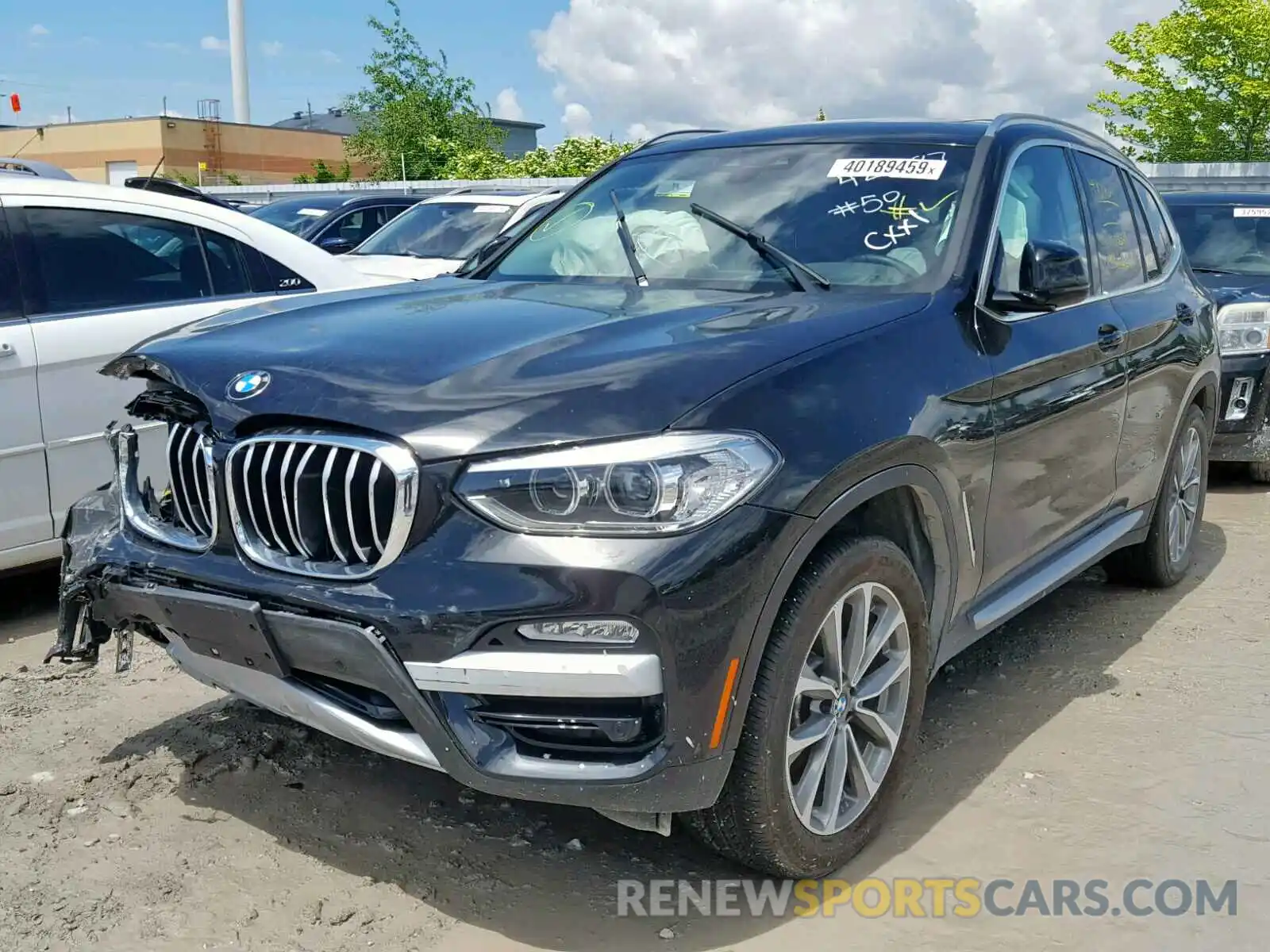 2 Photograph of a damaged car 5UXTR9C5XKLE11097 BMW X3 2019