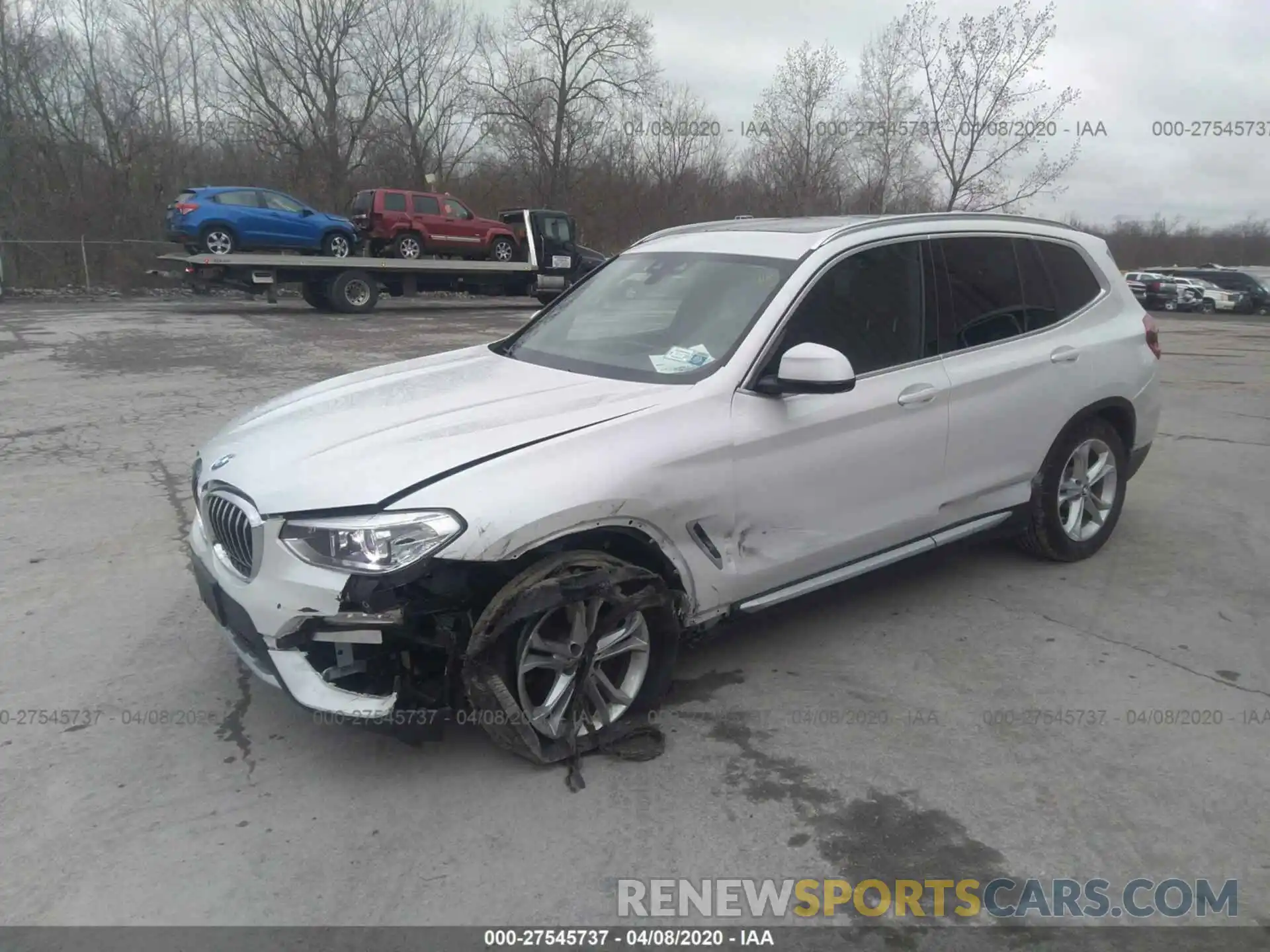 2 Photograph of a damaged car 5UXTR9C5XKLE11908 BMW X3 2019