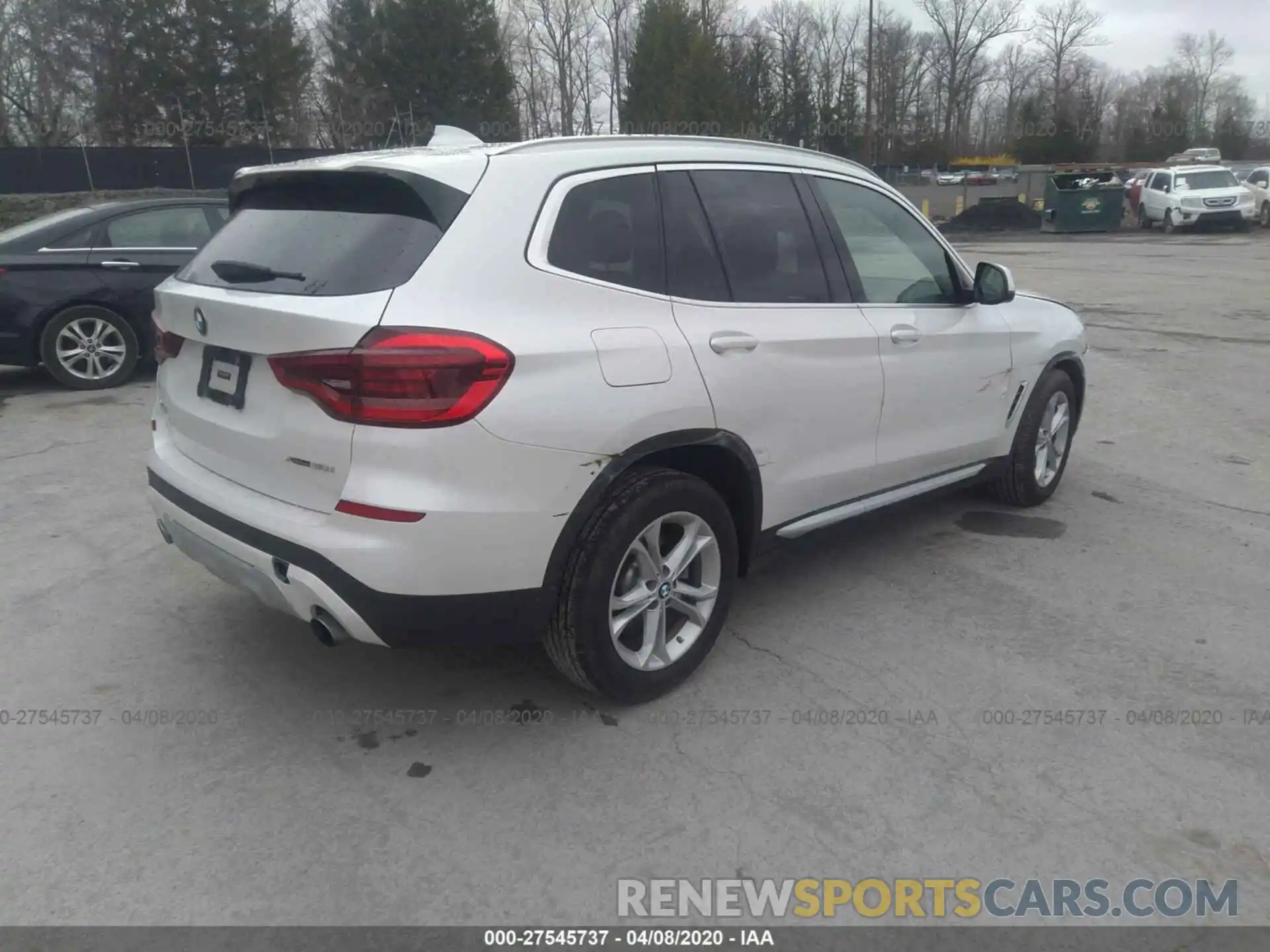 4 Photograph of a damaged car 5UXTR9C5XKLE11908 BMW X3 2019