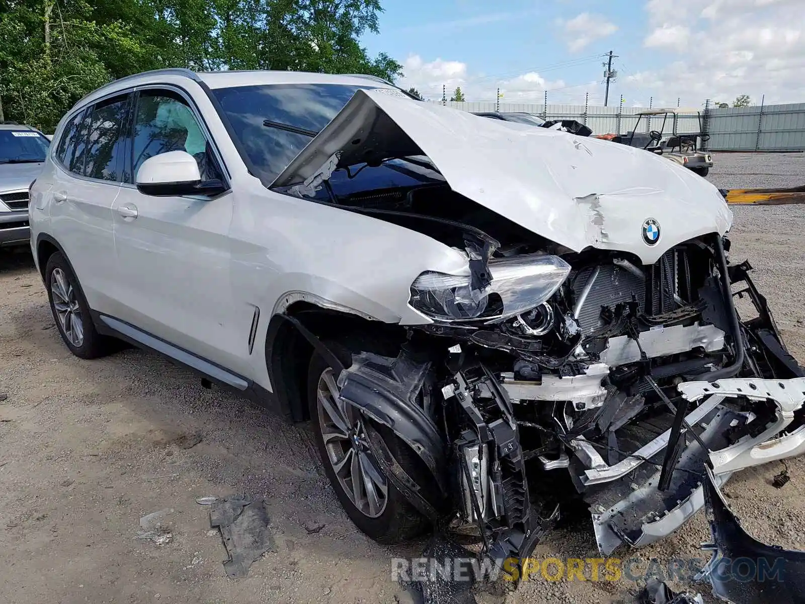 1 Photograph of a damaged car 5UXTR9C5XKLE12556 BMW X3 2019