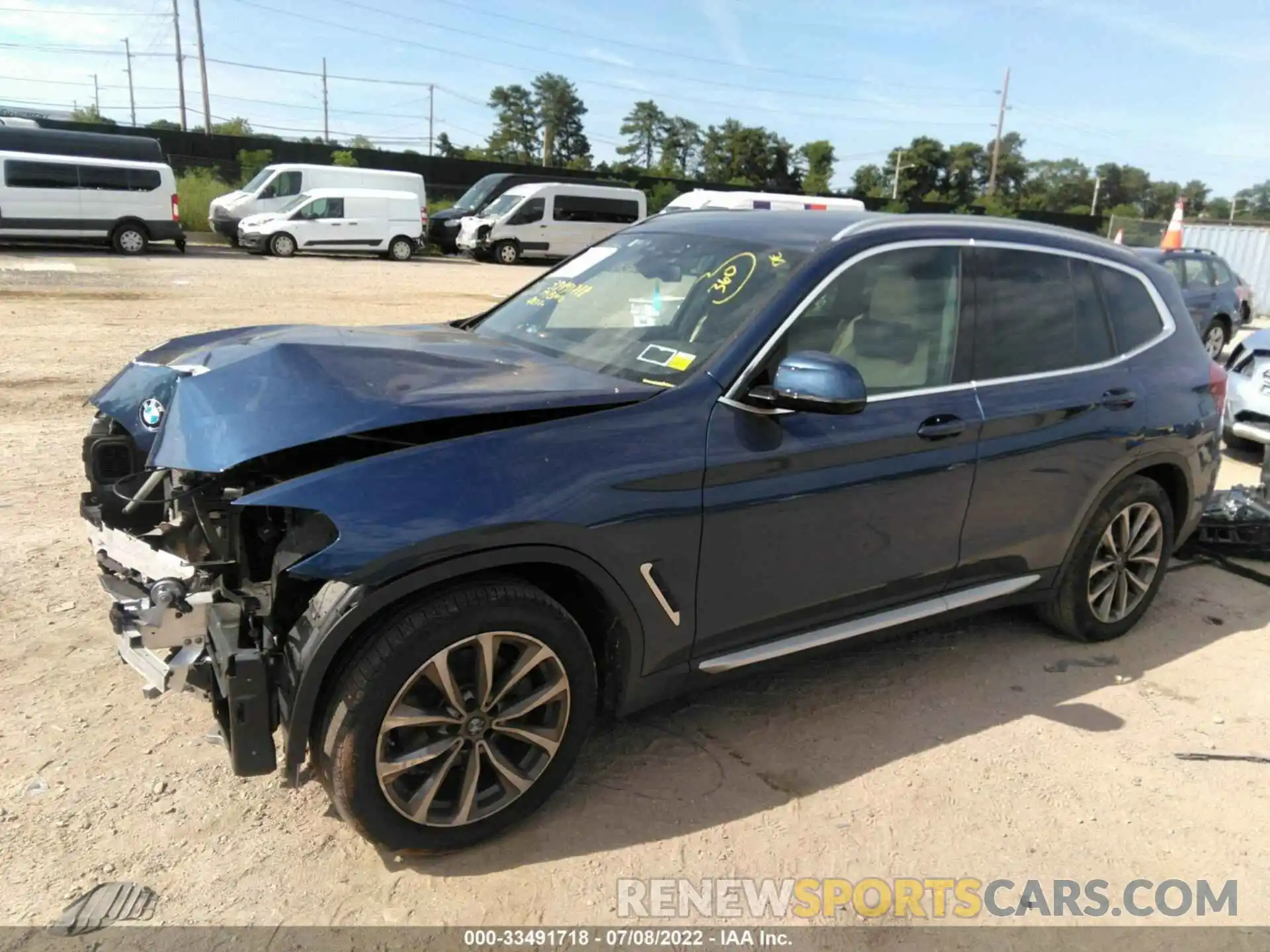 2 Photograph of a damaged car 5UXTR9C5XKLE12637 BMW X3 2019