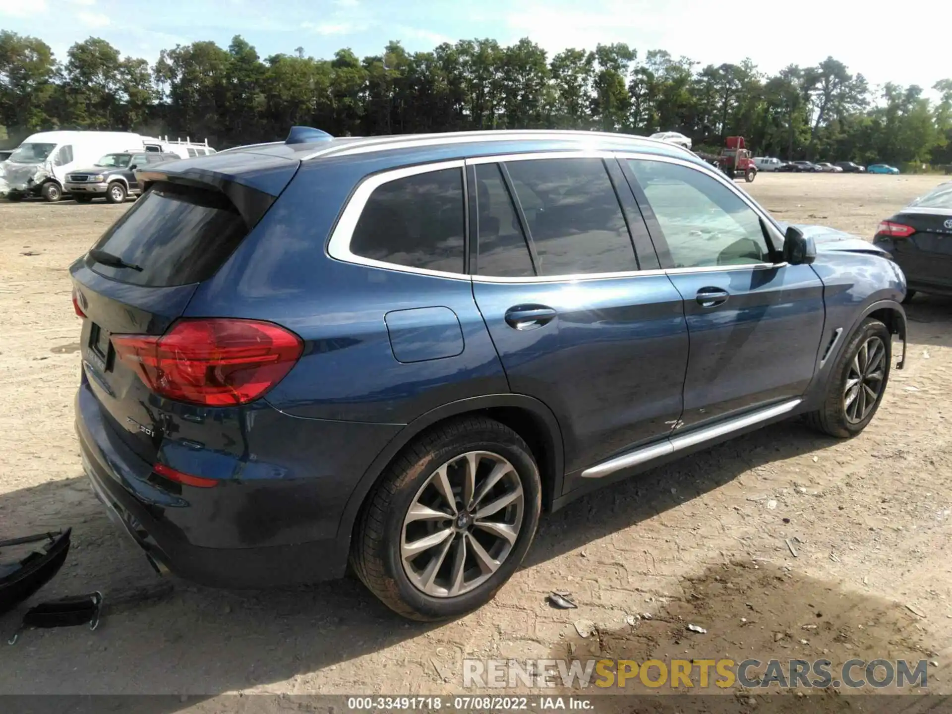 4 Photograph of a damaged car 5UXTR9C5XKLE12637 BMW X3 2019