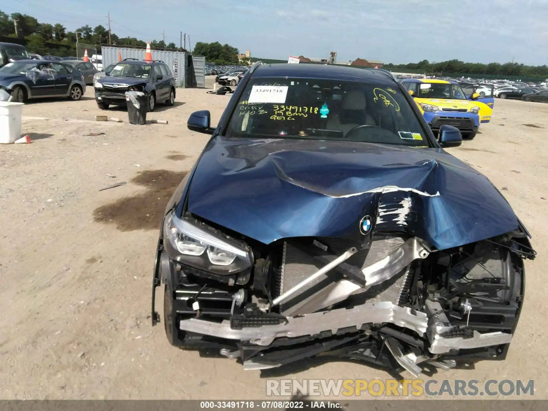 6 Photograph of a damaged car 5UXTR9C5XKLE12637 BMW X3 2019