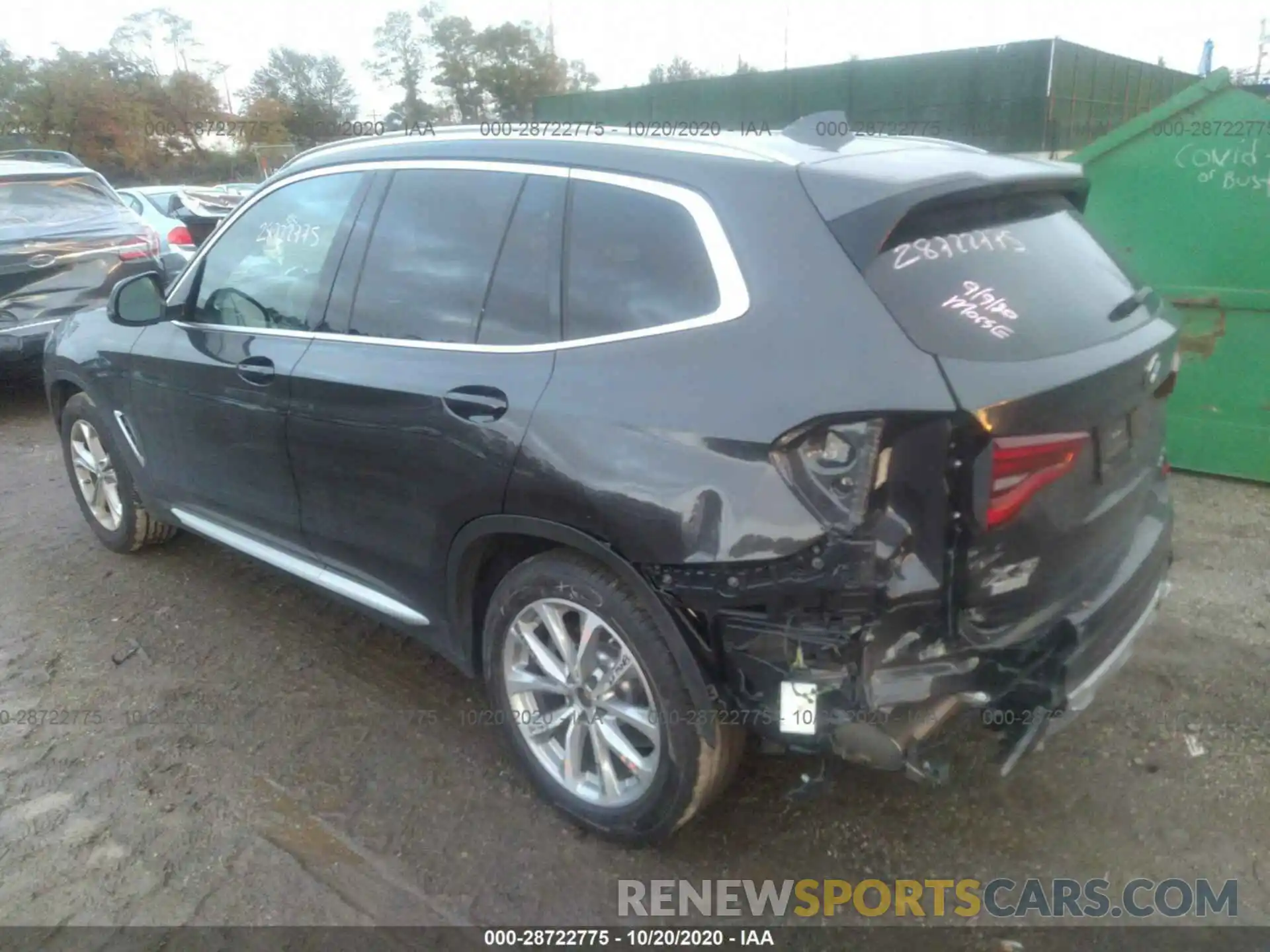 3 Photograph of a damaged car 5UXTR9C5XKLE14789 BMW X3 2019