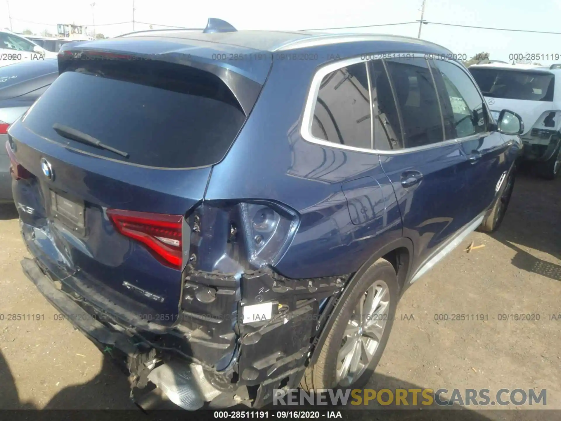 4 Photograph of a damaged car 5UXTR9C5XKLE14923 BMW X3 2019