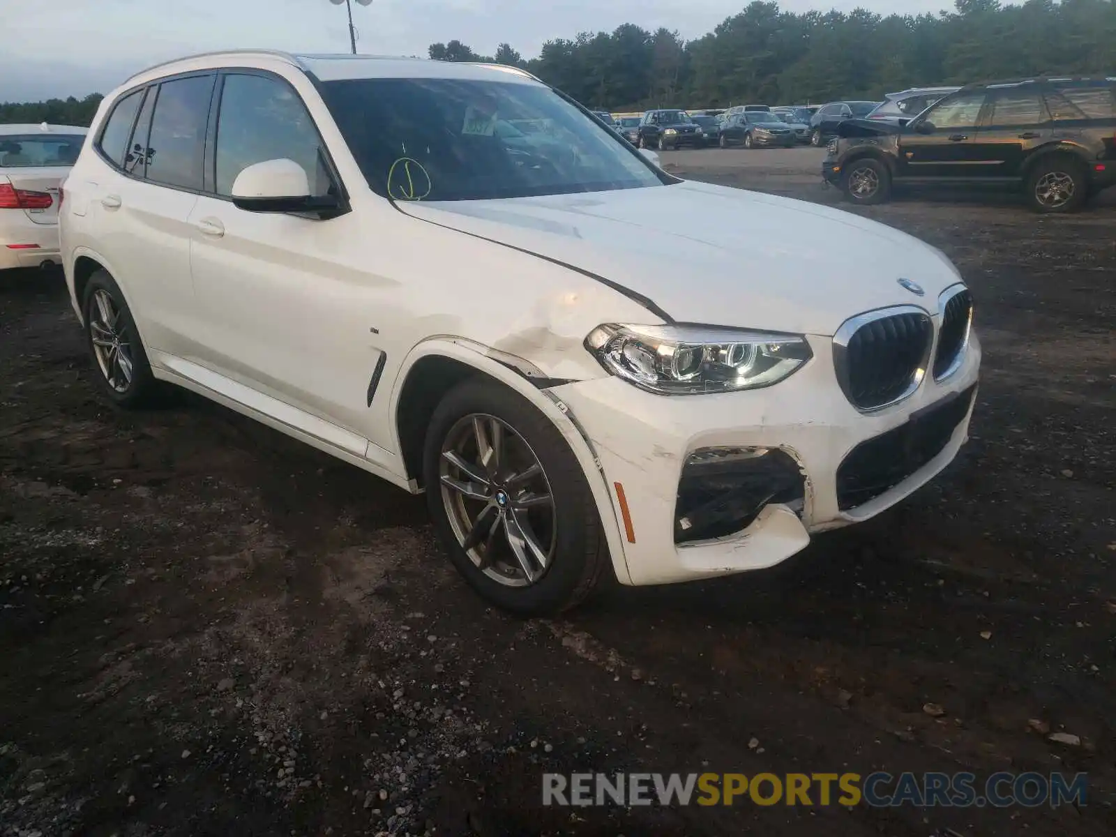 1 Photograph of a damaged car 5UXTR9C5XKLE15571 BMW X3 2019