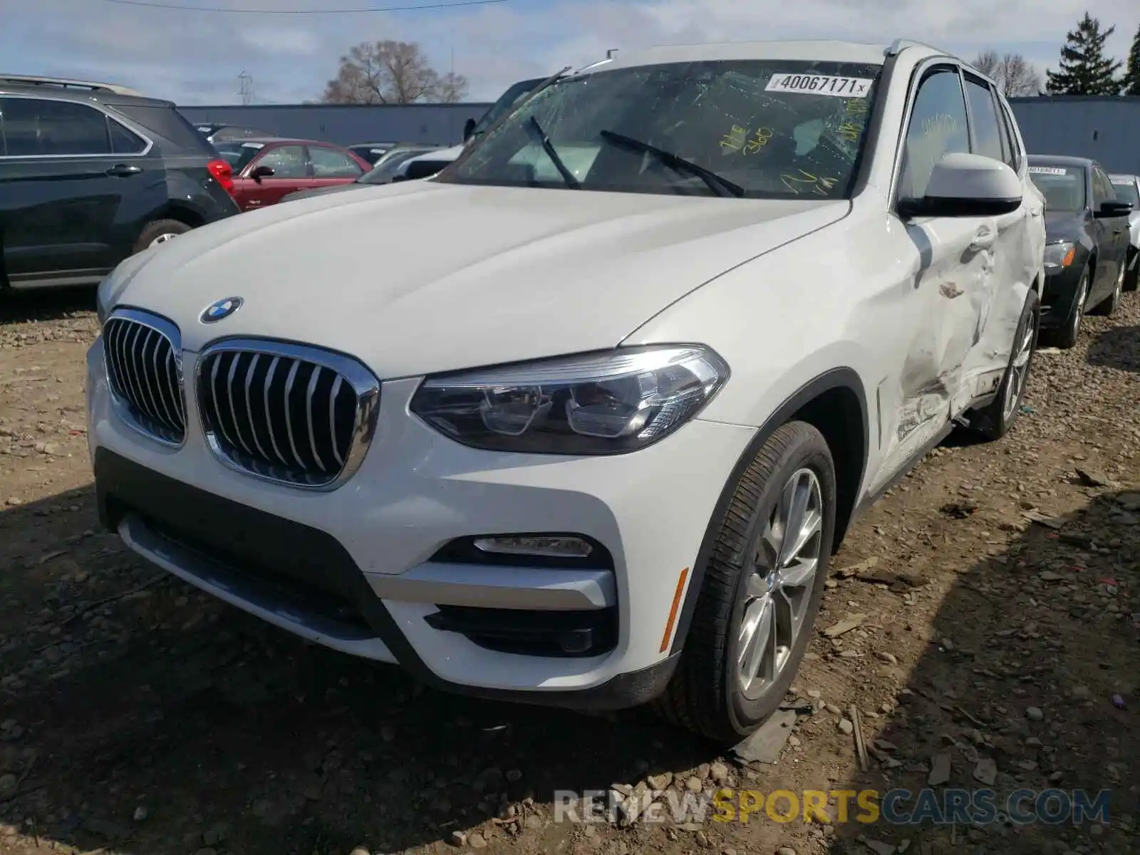 2 Photograph of a damaged car 5UXTR9C5XKLE16994 BMW X3 2019