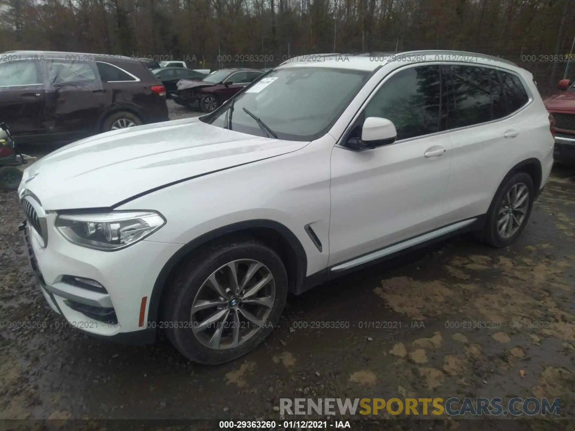 2 Photograph of a damaged car 5UXTR9C5XKLE17188 BMW X3 2019