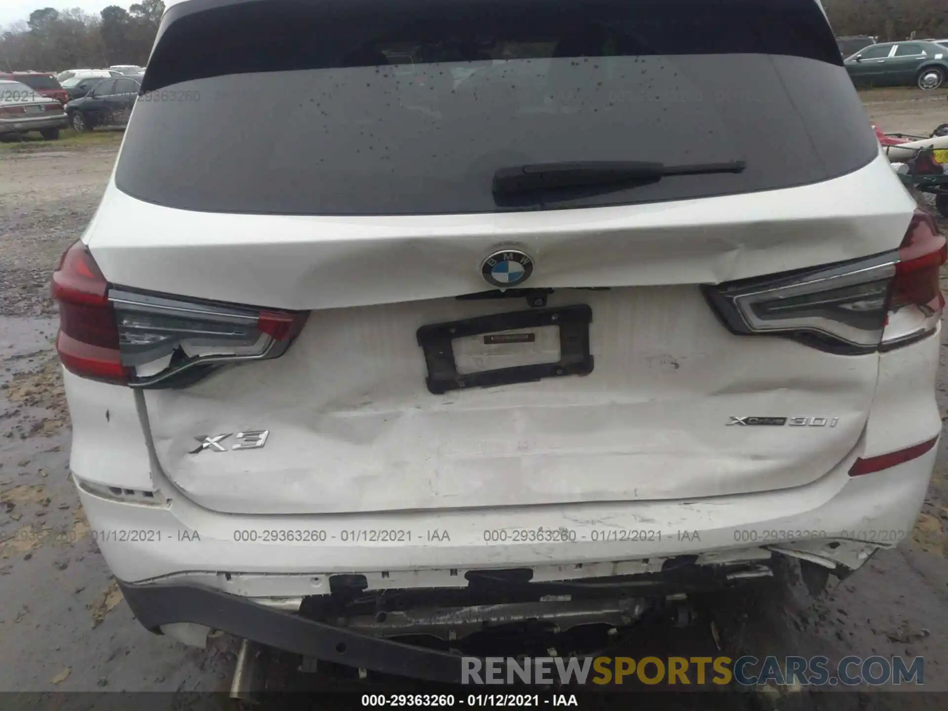 6 Photograph of a damaged car 5UXTR9C5XKLE17188 BMW X3 2019