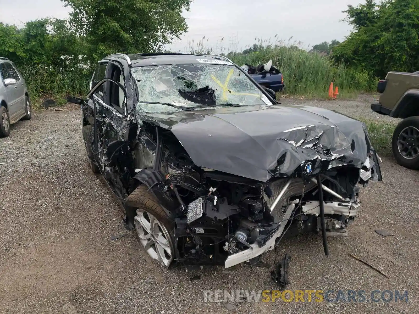 1 Photograph of a damaged car 5UXTR9C5XKLE18227 BMW X3 2019