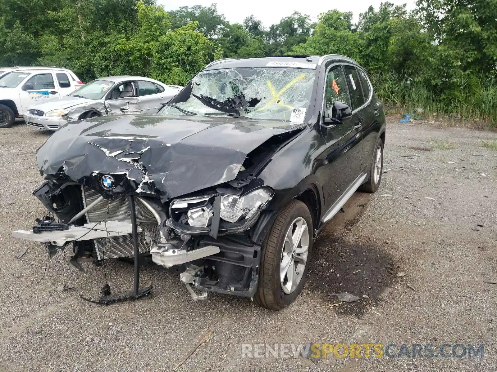 2 Photograph of a damaged car 5UXTR9C5XKLE18227 BMW X3 2019