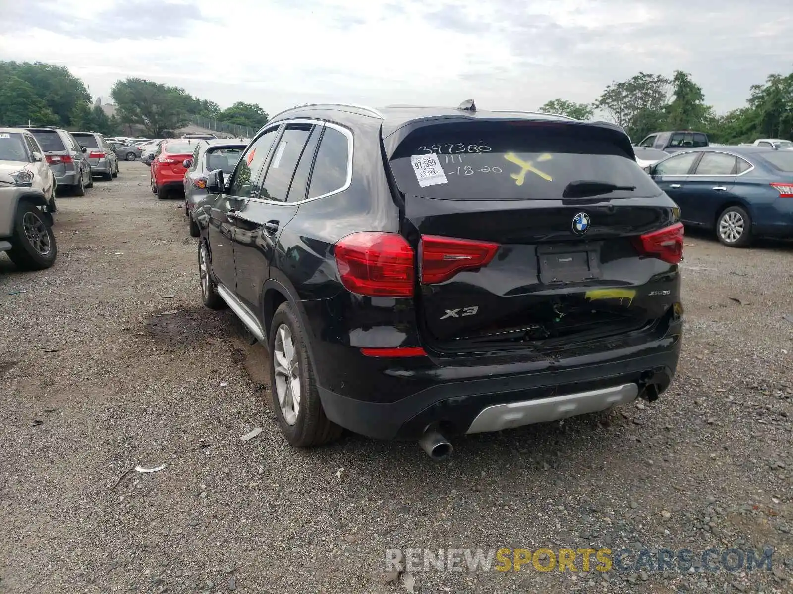 3 Photograph of a damaged car 5UXTR9C5XKLE18227 BMW X3 2019