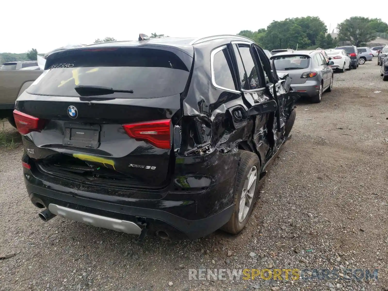 4 Photograph of a damaged car 5UXTR9C5XKLE18227 BMW X3 2019