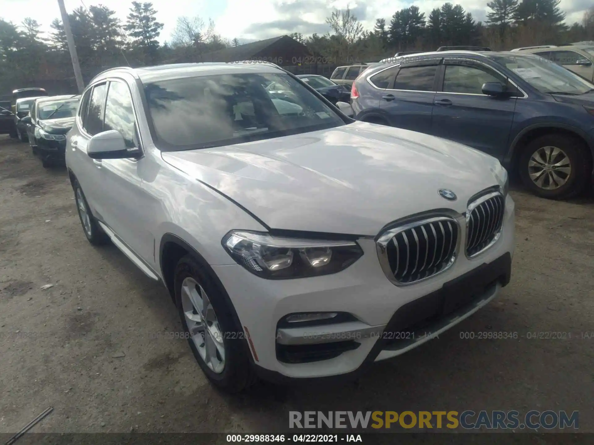 1 Photograph of a damaged car 5UXTR9C5XKLE18602 BMW X3 2019