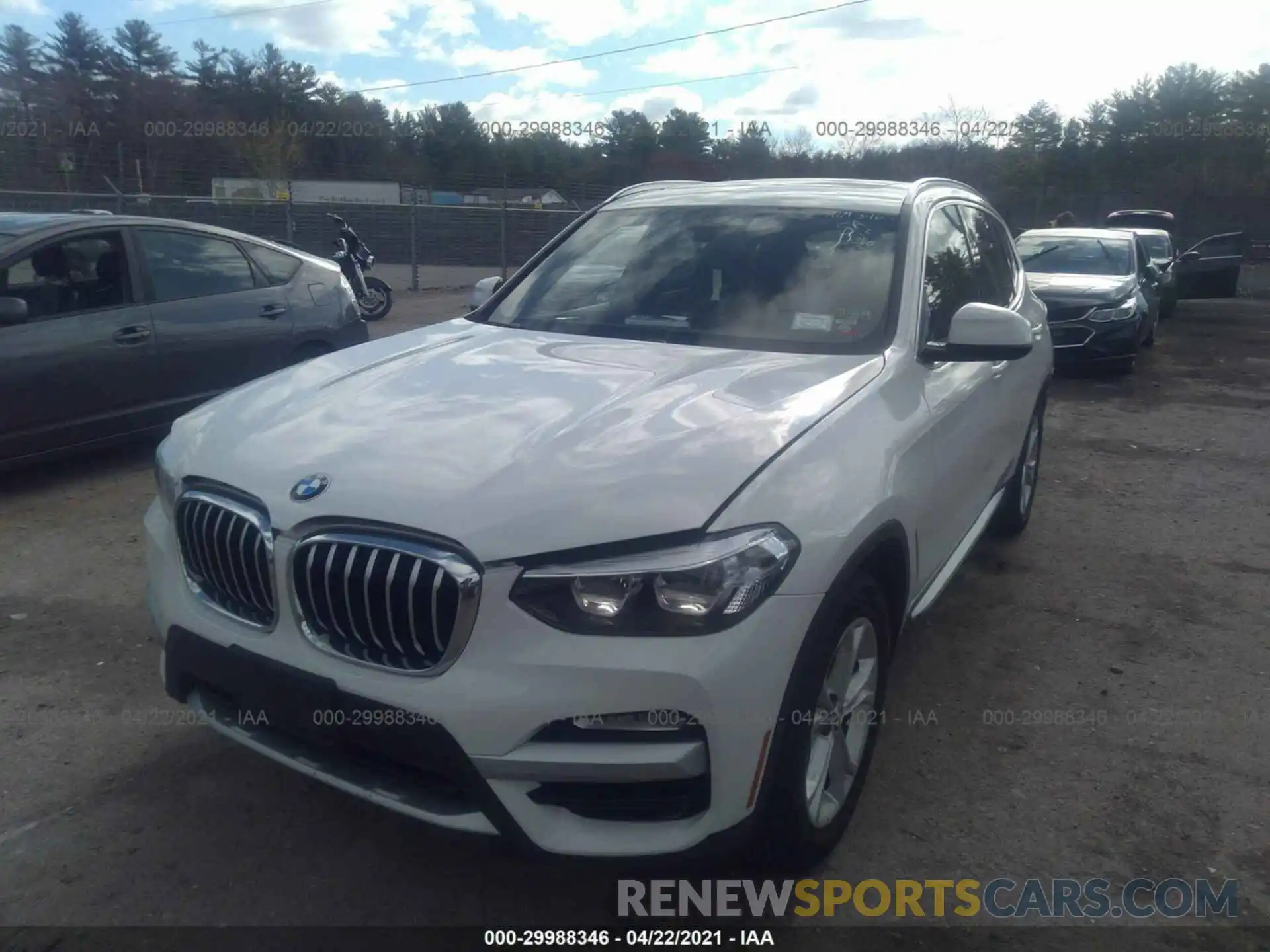 2 Photograph of a damaged car 5UXTR9C5XKLE18602 BMW X3 2019