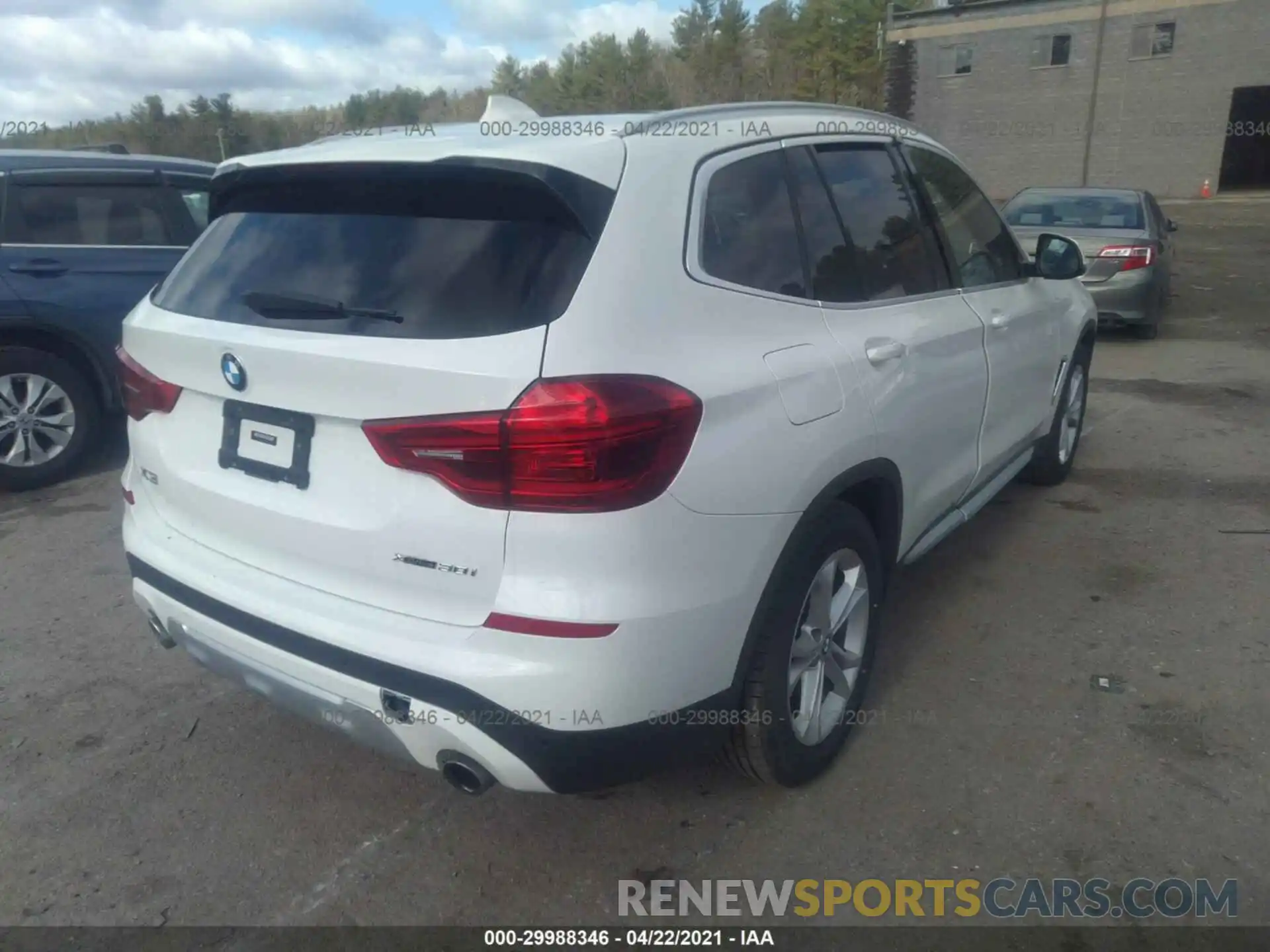 4 Photograph of a damaged car 5UXTR9C5XKLE18602 BMW X3 2019