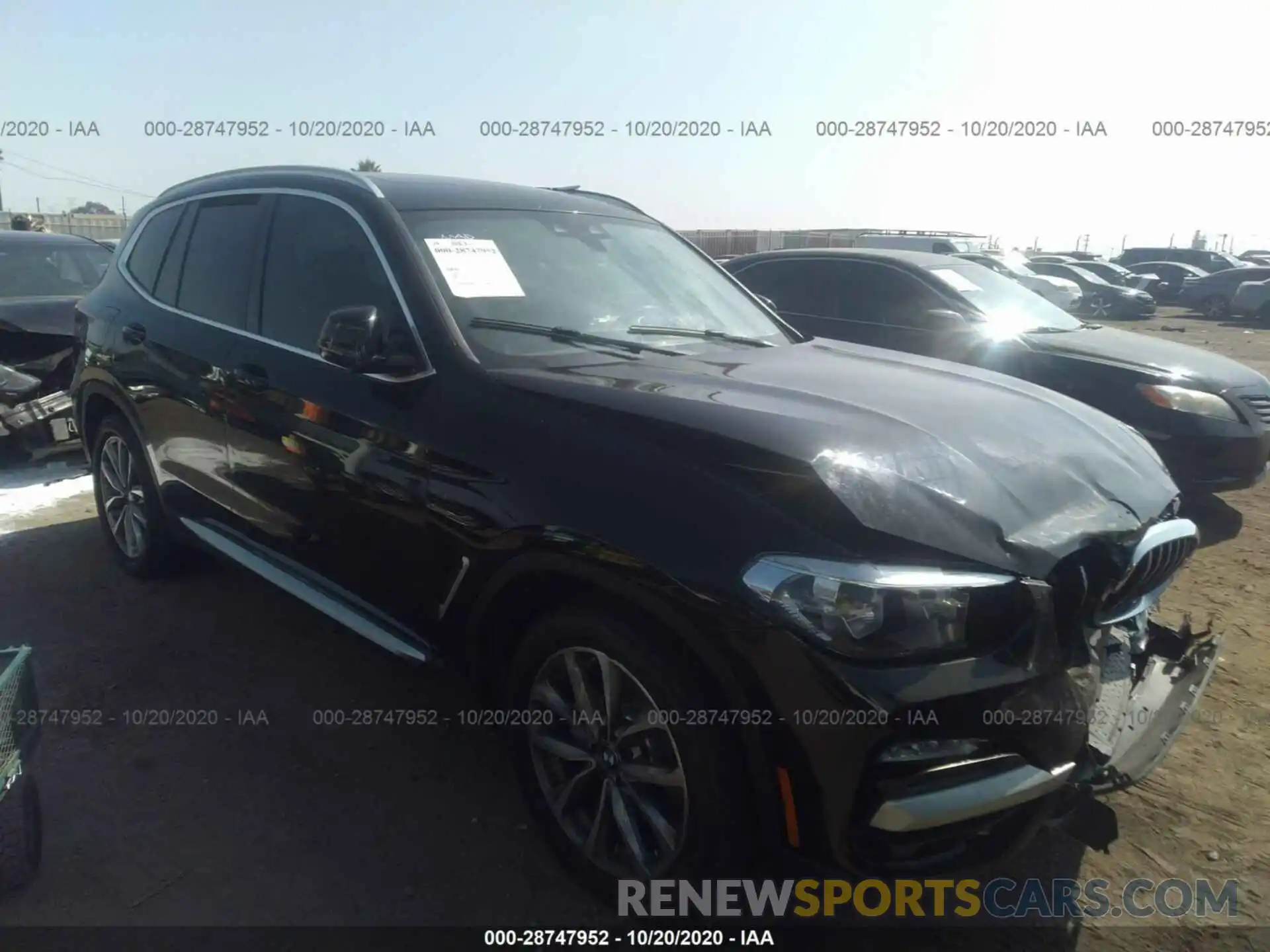 1 Photograph of a damaged car 5UXTR9C5XKLE19264 BMW X3 2019