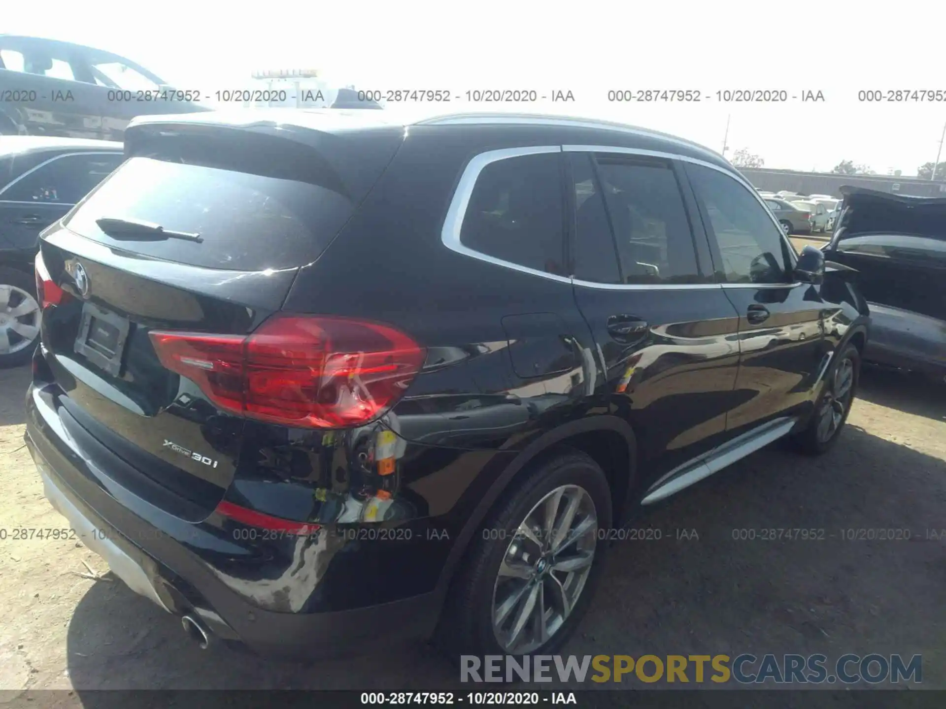 4 Photograph of a damaged car 5UXTR9C5XKLE19264 BMW X3 2019