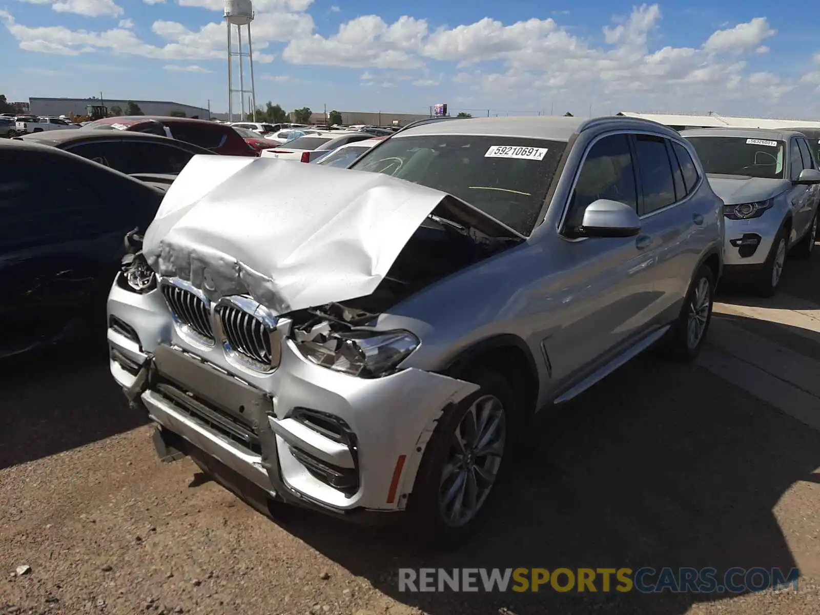 2 Photograph of a damaged car 5UXTR9C5XKLE20303 BMW X3 2019