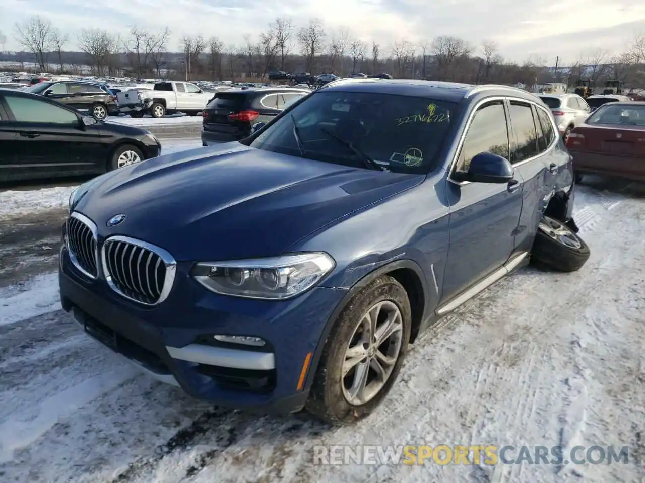 2 Photograph of a damaged car 5UXTR9C5XKLE20771 BMW X3 2019