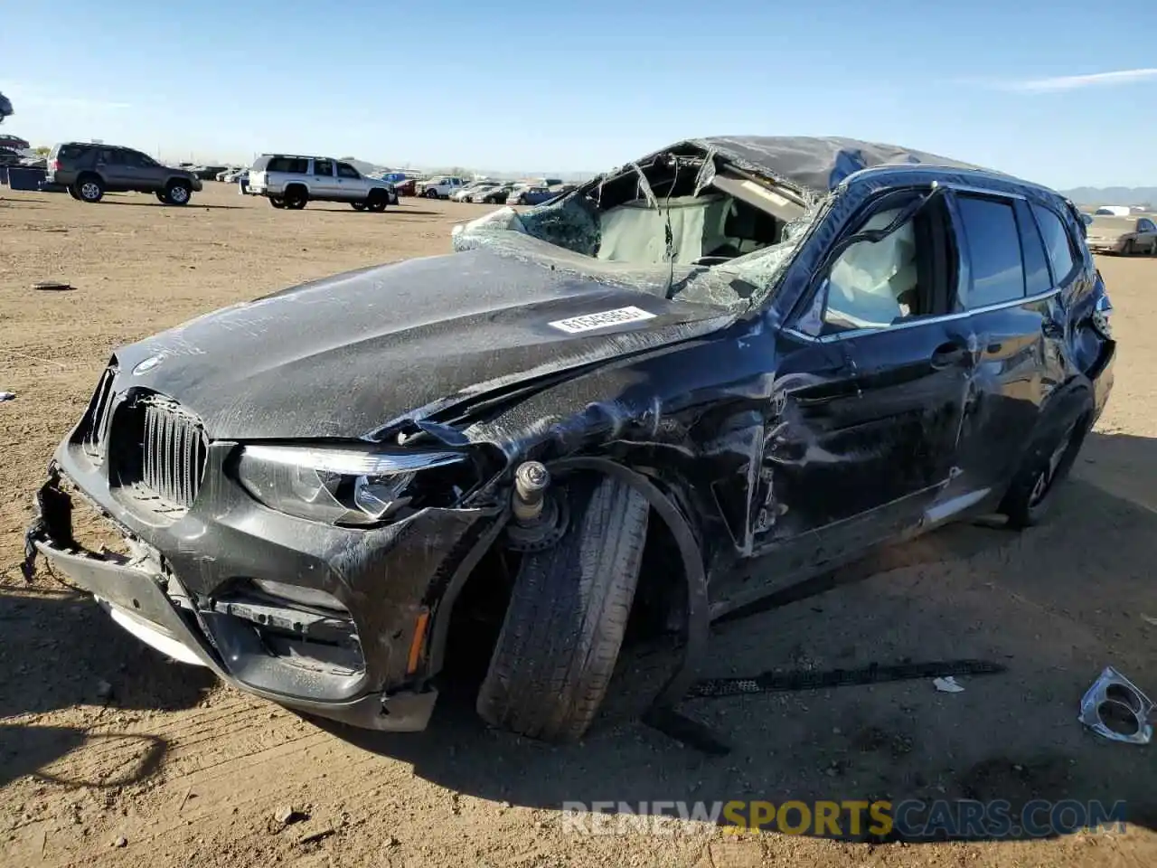 1 Photograph of a damaged car 5UXTR9C5XKLE21449 BMW X3 2019