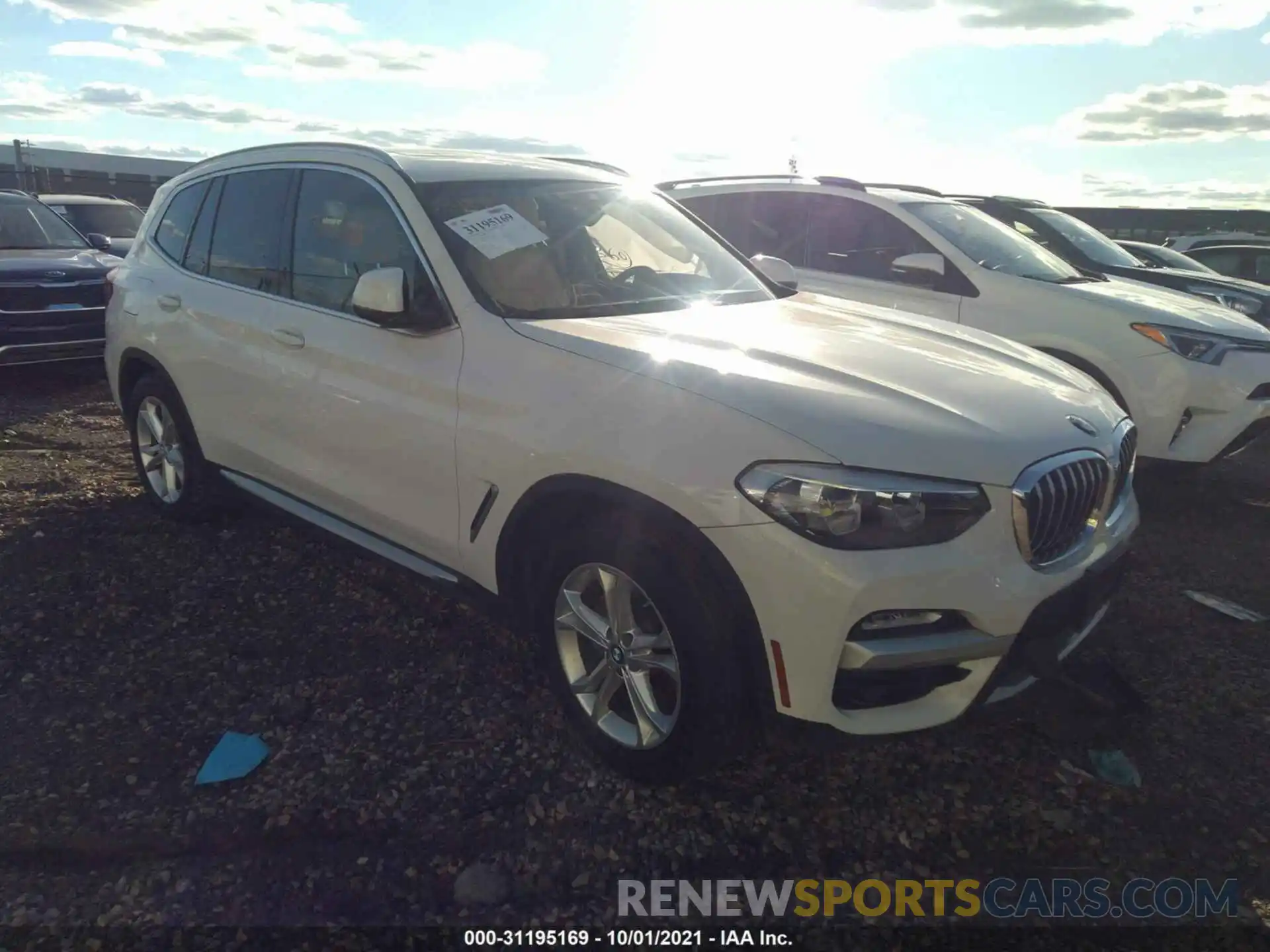 1 Photograph of a damaged car 5UXTR9C5XKLE21807 BMW X3 2019