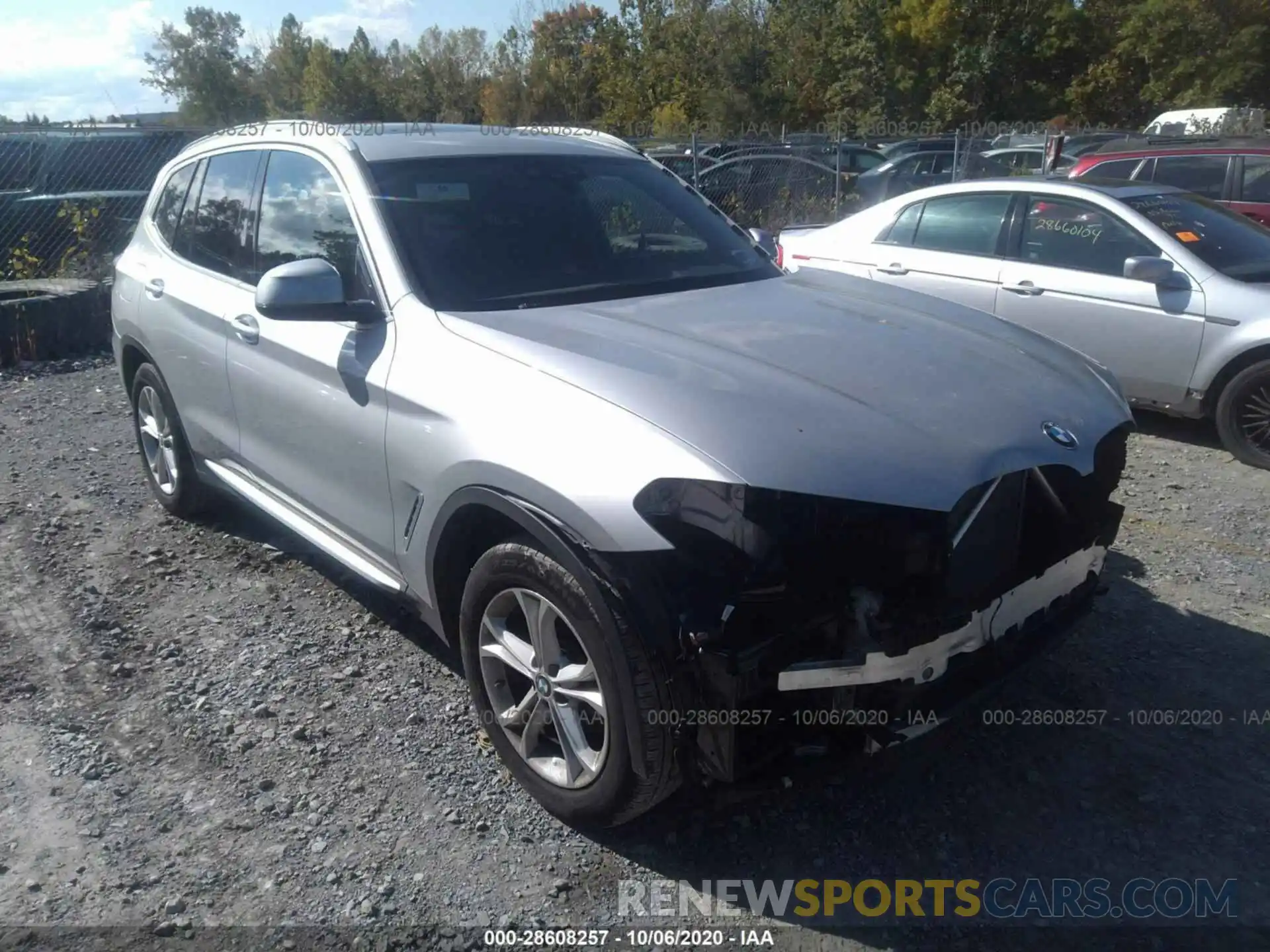 1 Photograph of a damaged car 5UXTR9C5XKLP77025 BMW X3 2019