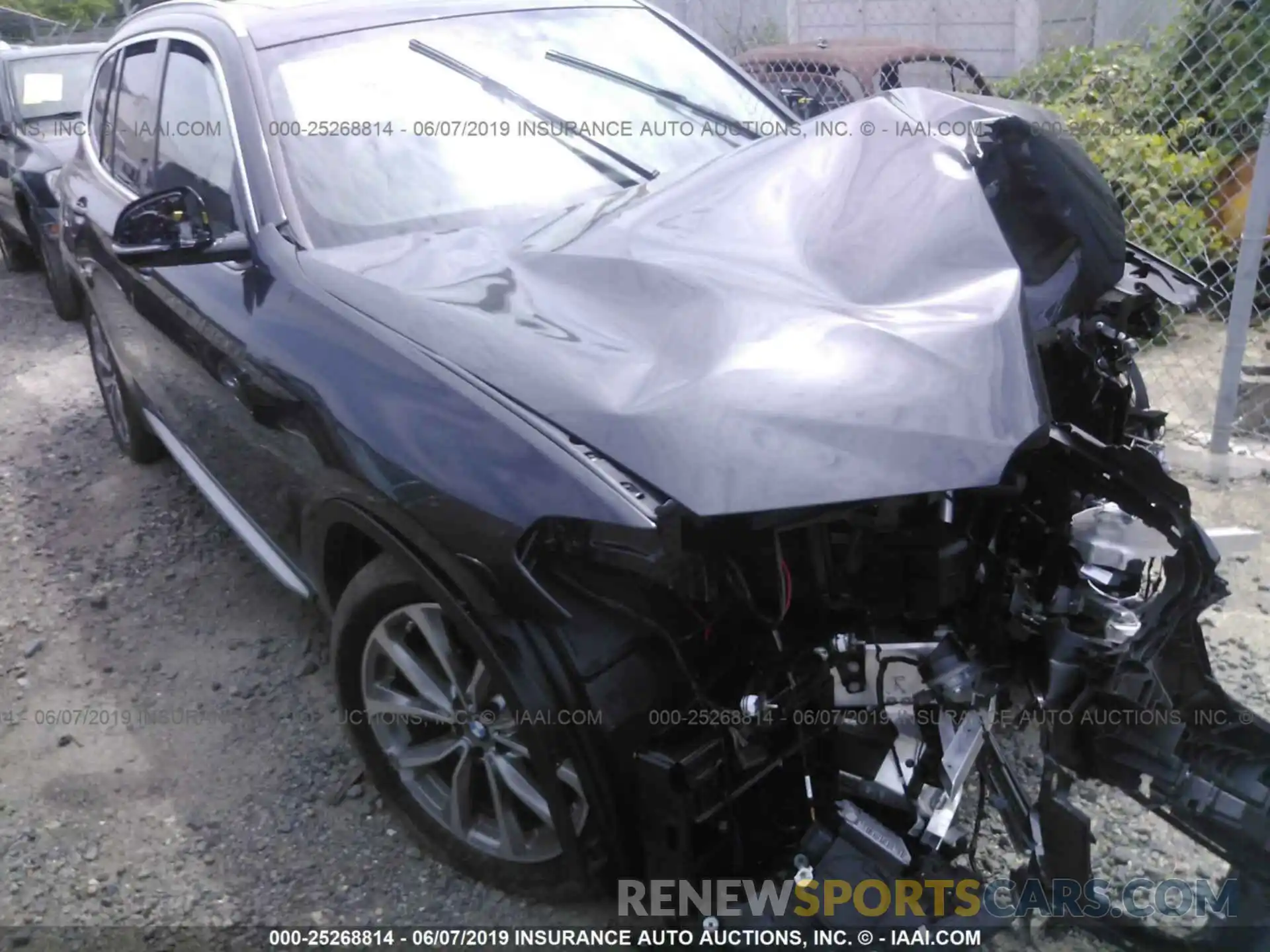 1 Photograph of a damaged car 5UXTR9C5XKLP77056 BMW X3 2019