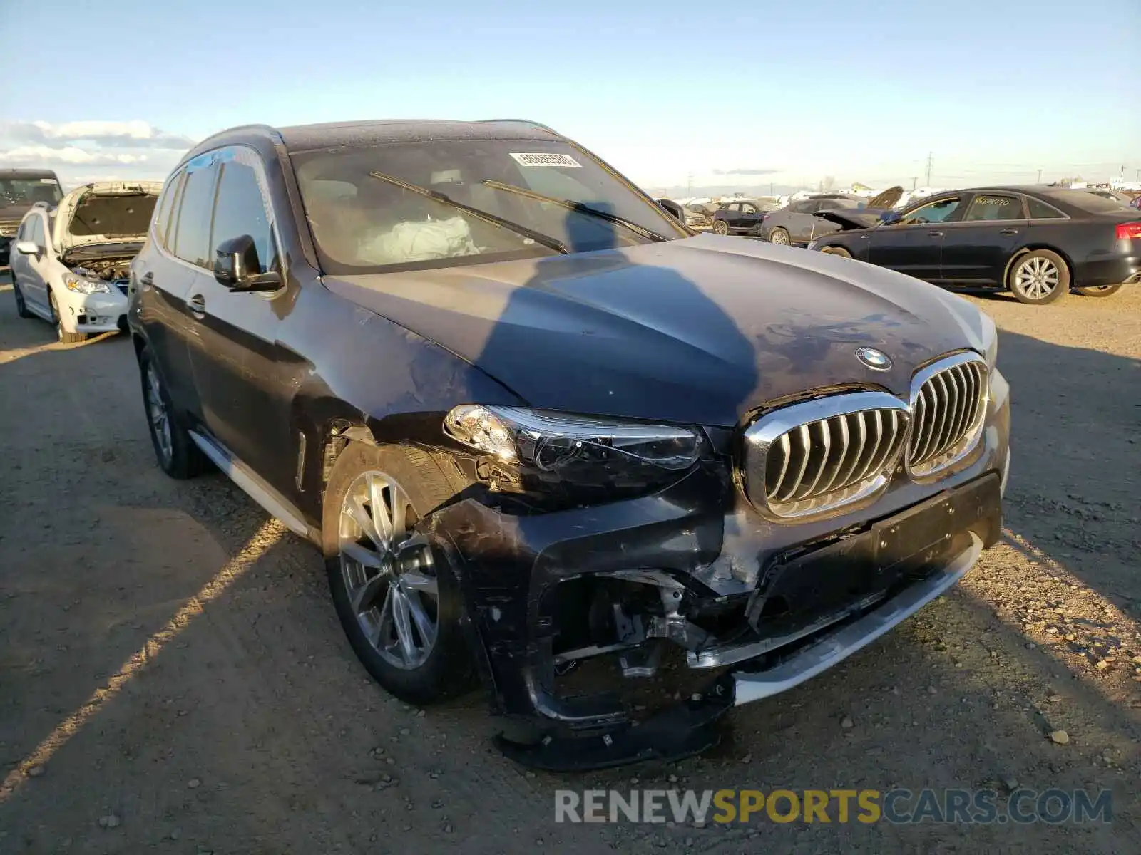 1 Photograph of a damaged car 5UXTR9C5XKLP81060 BMW X3 2019