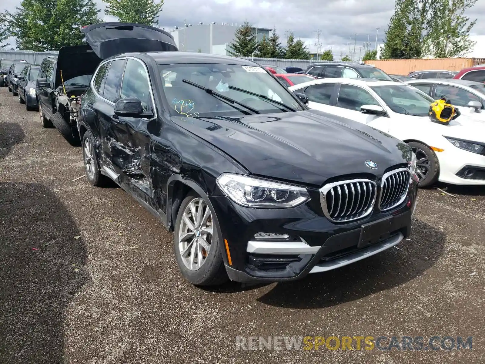 1 Photograph of a damaged car 5UXTR9C5XKLP85206 BMW X3 2019