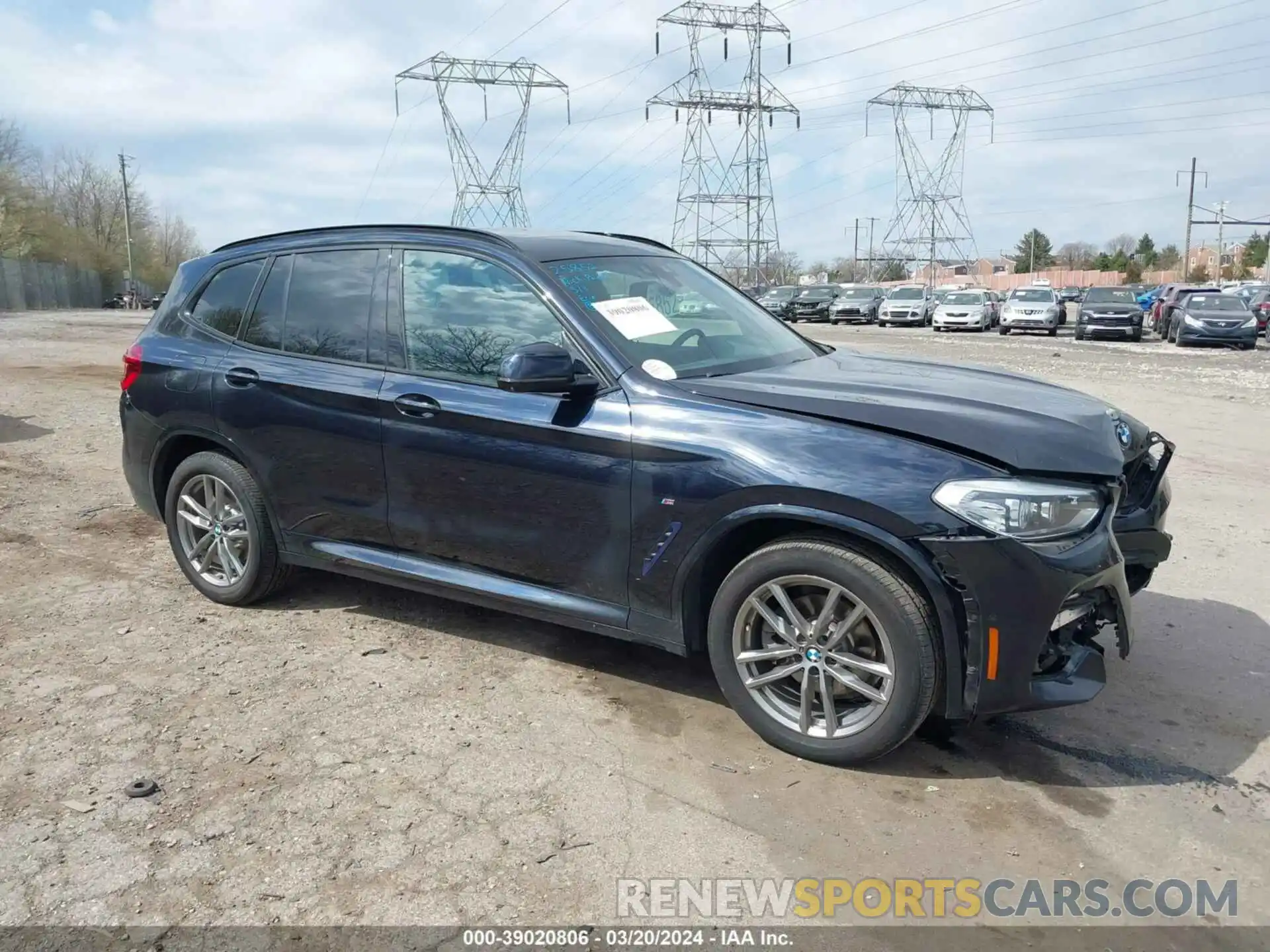 1 Photograph of a damaged car 5UXTR9C5XKLP86114 BMW X3 2019