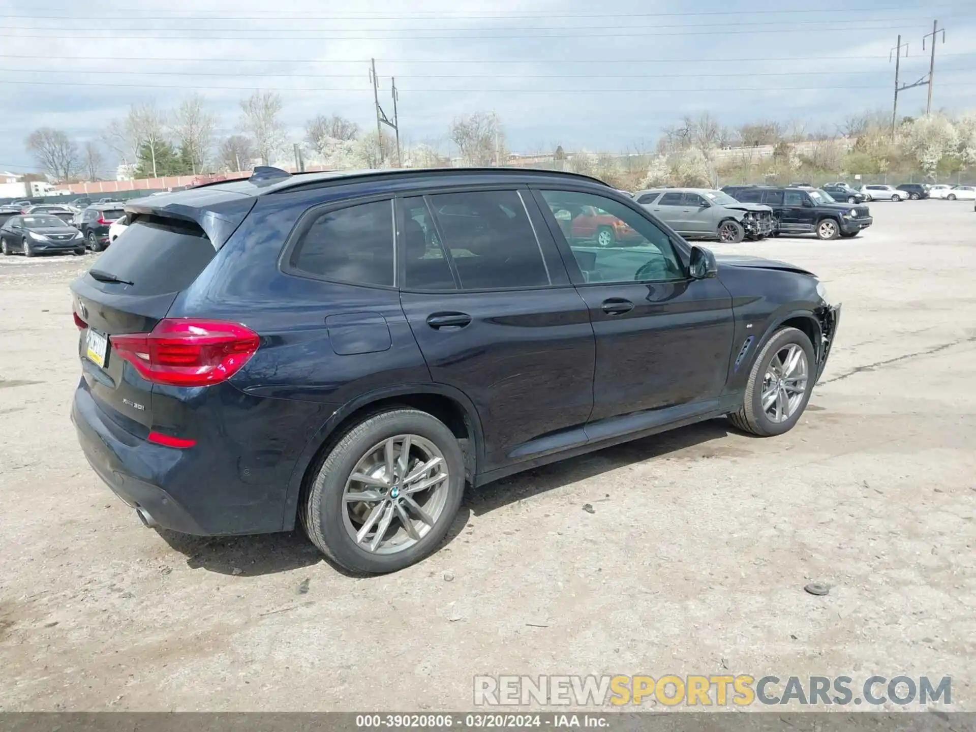 4 Фотография поврежденного автомобиля 5UXTR9C5XKLP86114 BMW X3 2019