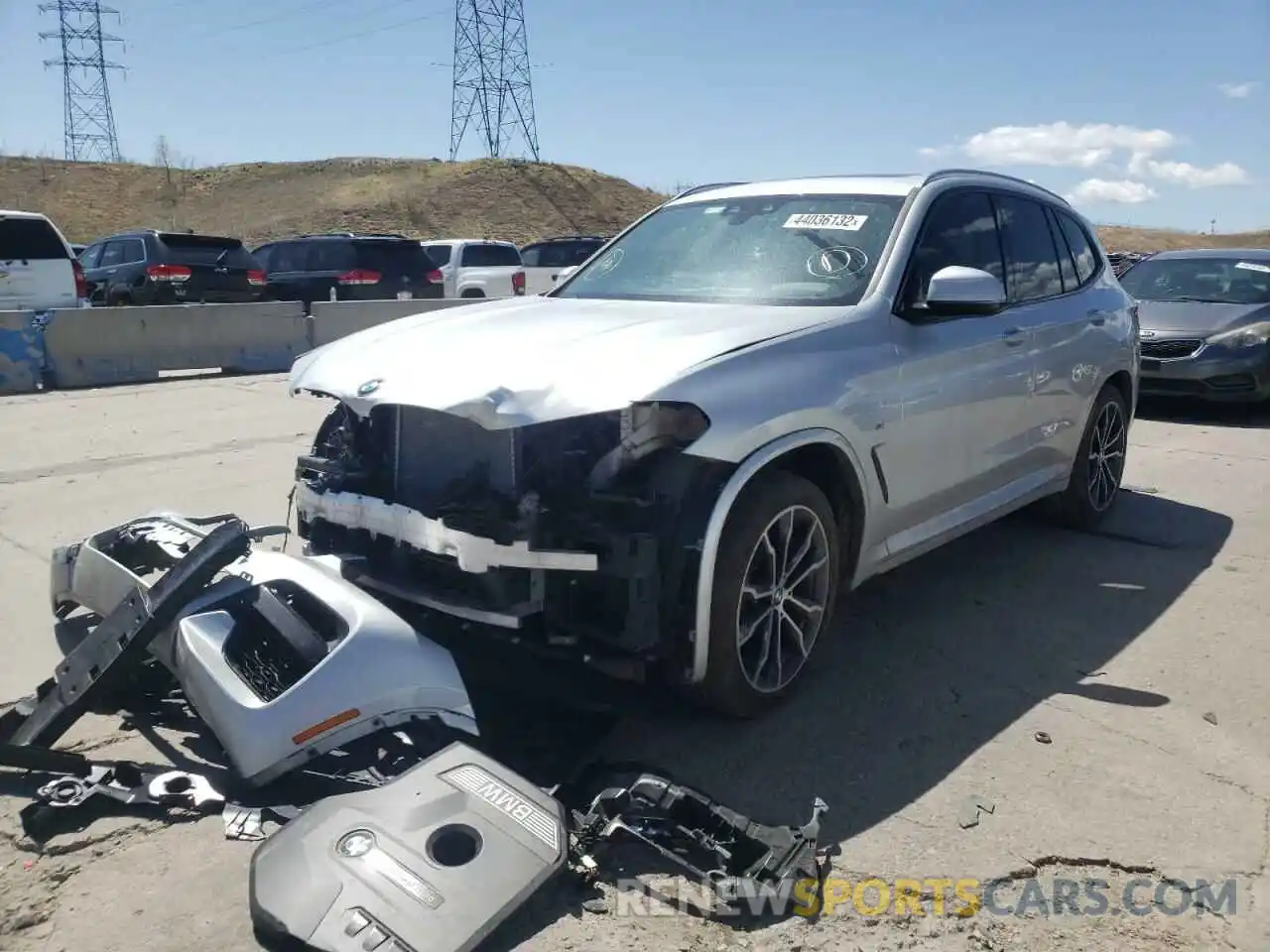 2 Photograph of a damaged car 5UXTR9C5XKLP86890 BMW X3 2019