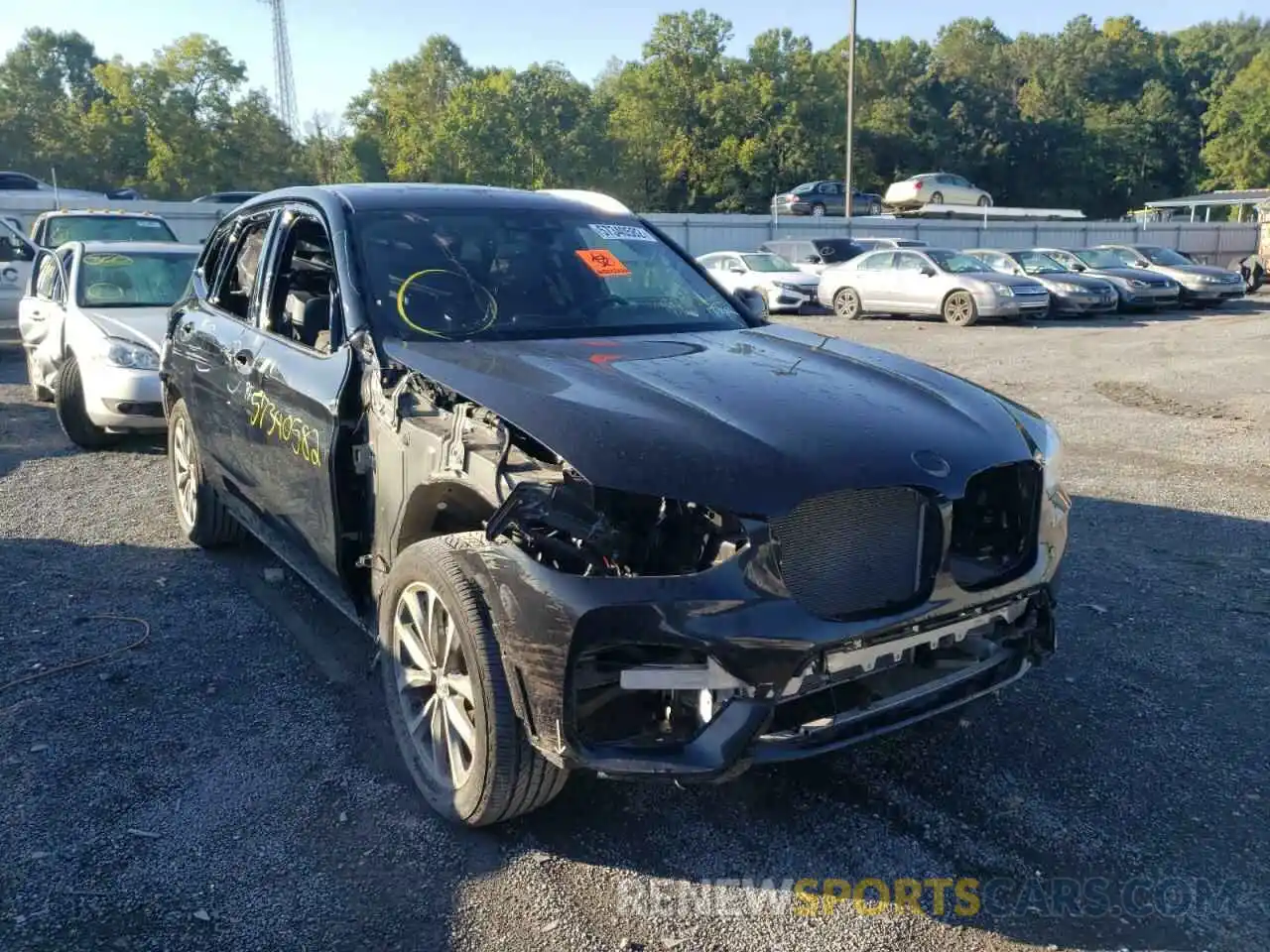 1 Photograph of a damaged car 5UXTR9C5XKLP88039 BMW X3 2019