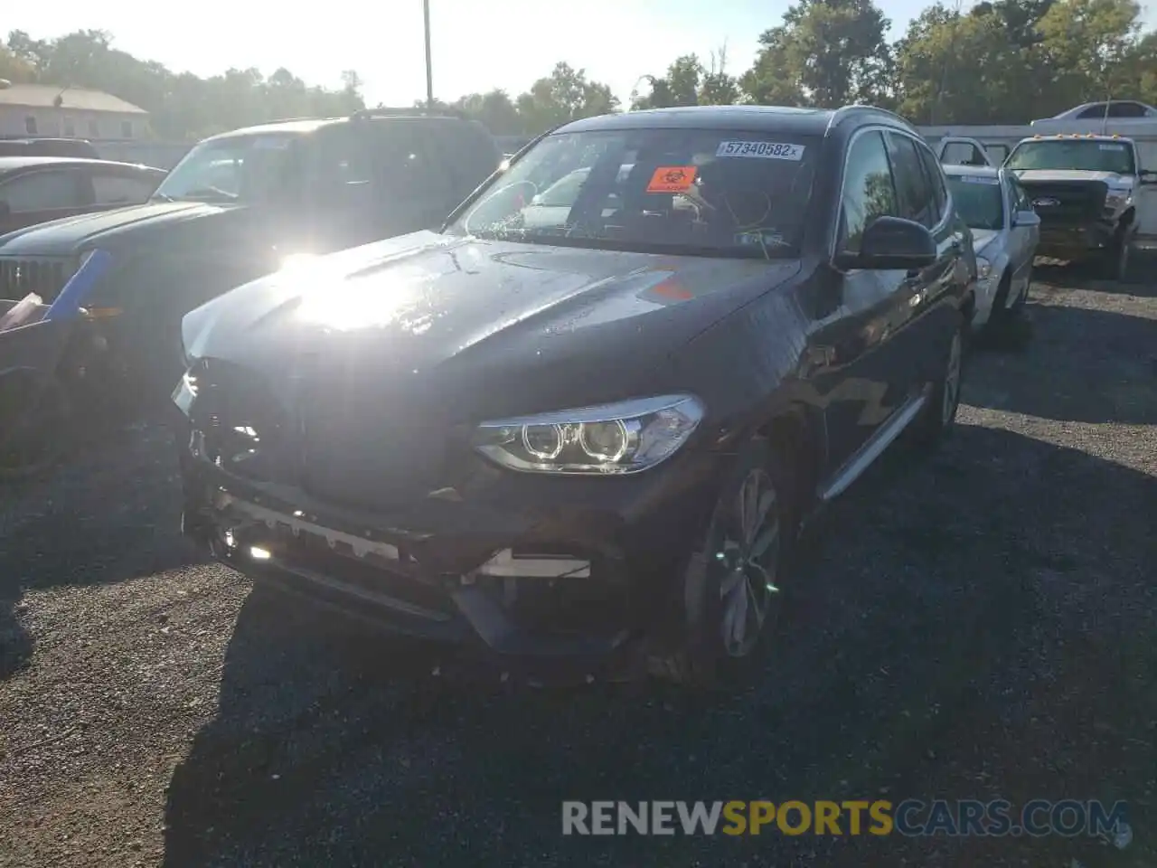 2 Photograph of a damaged car 5UXTR9C5XKLP88039 BMW X3 2019