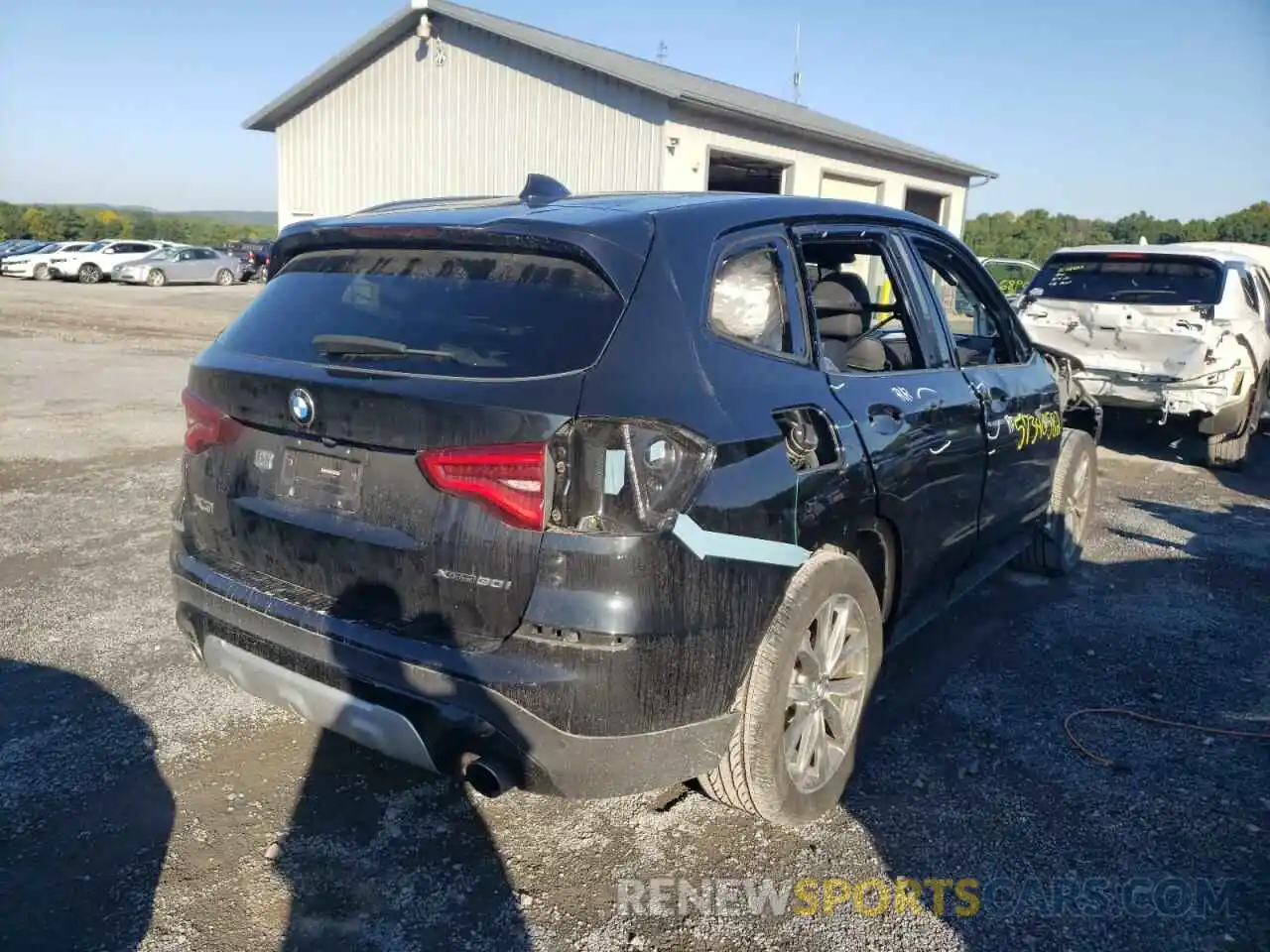 4 Photograph of a damaged car 5UXTR9C5XKLP88039 BMW X3 2019