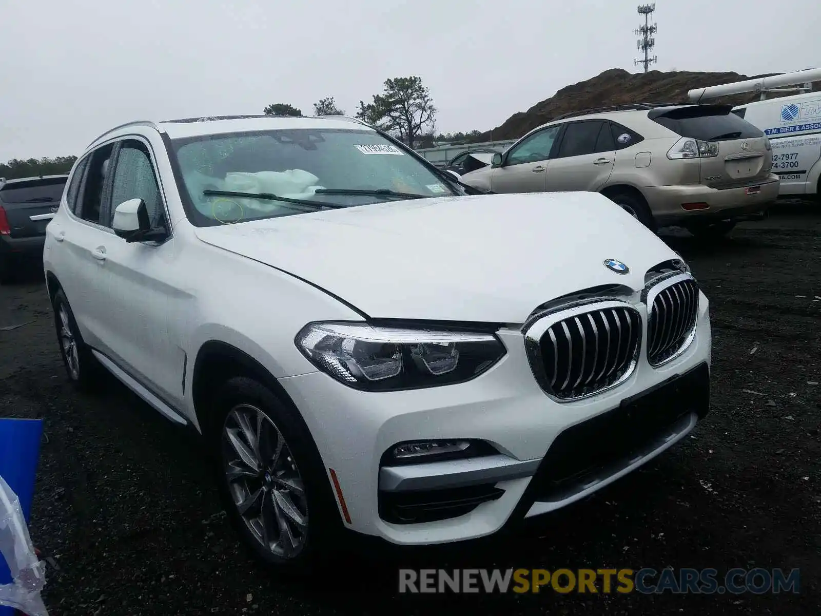 1 Photograph of a damaged car 5UXTR9C5XKLP89644 BMW X3 2019