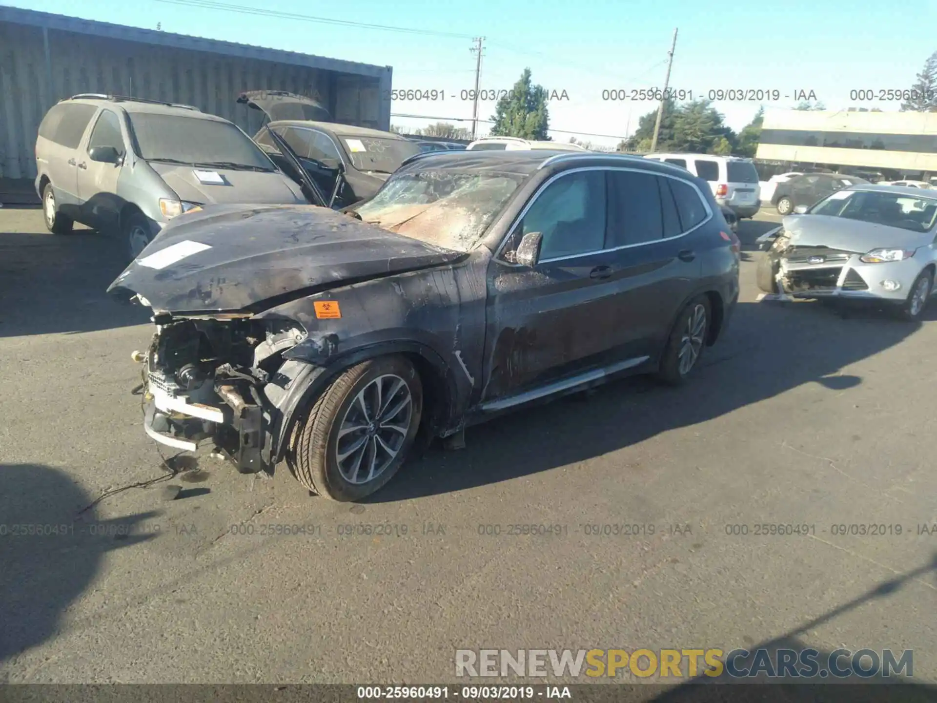 2 Photograph of a damaged car 5UXTR9C5XKLP95234 BMW X3 2019