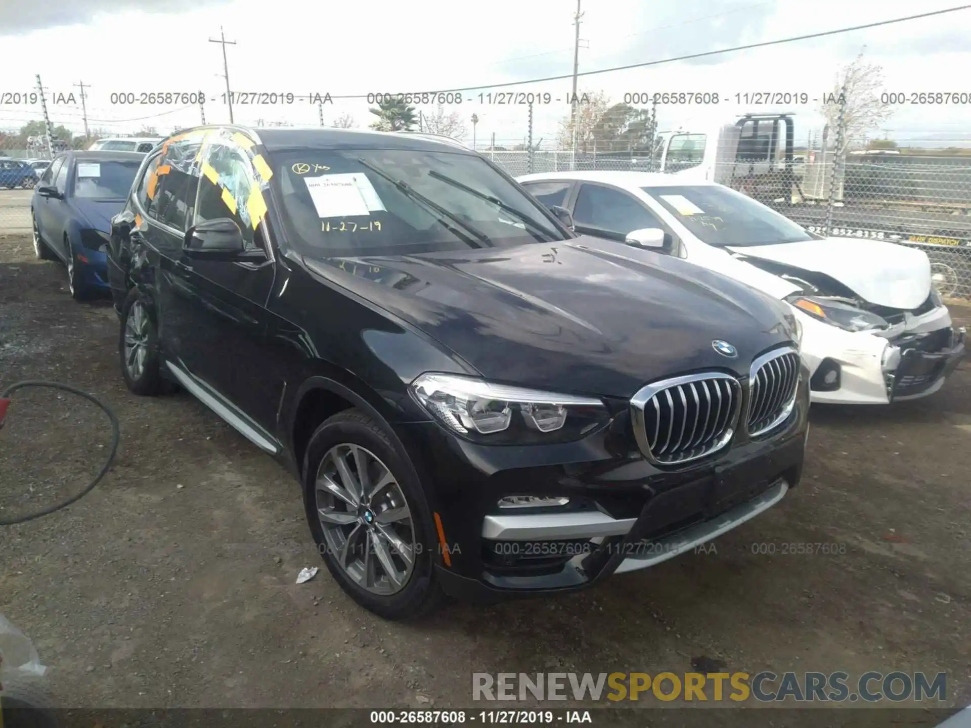 1 Photograph of a damaged car 5UXTR9C5XKLP97968 BMW X3 2019