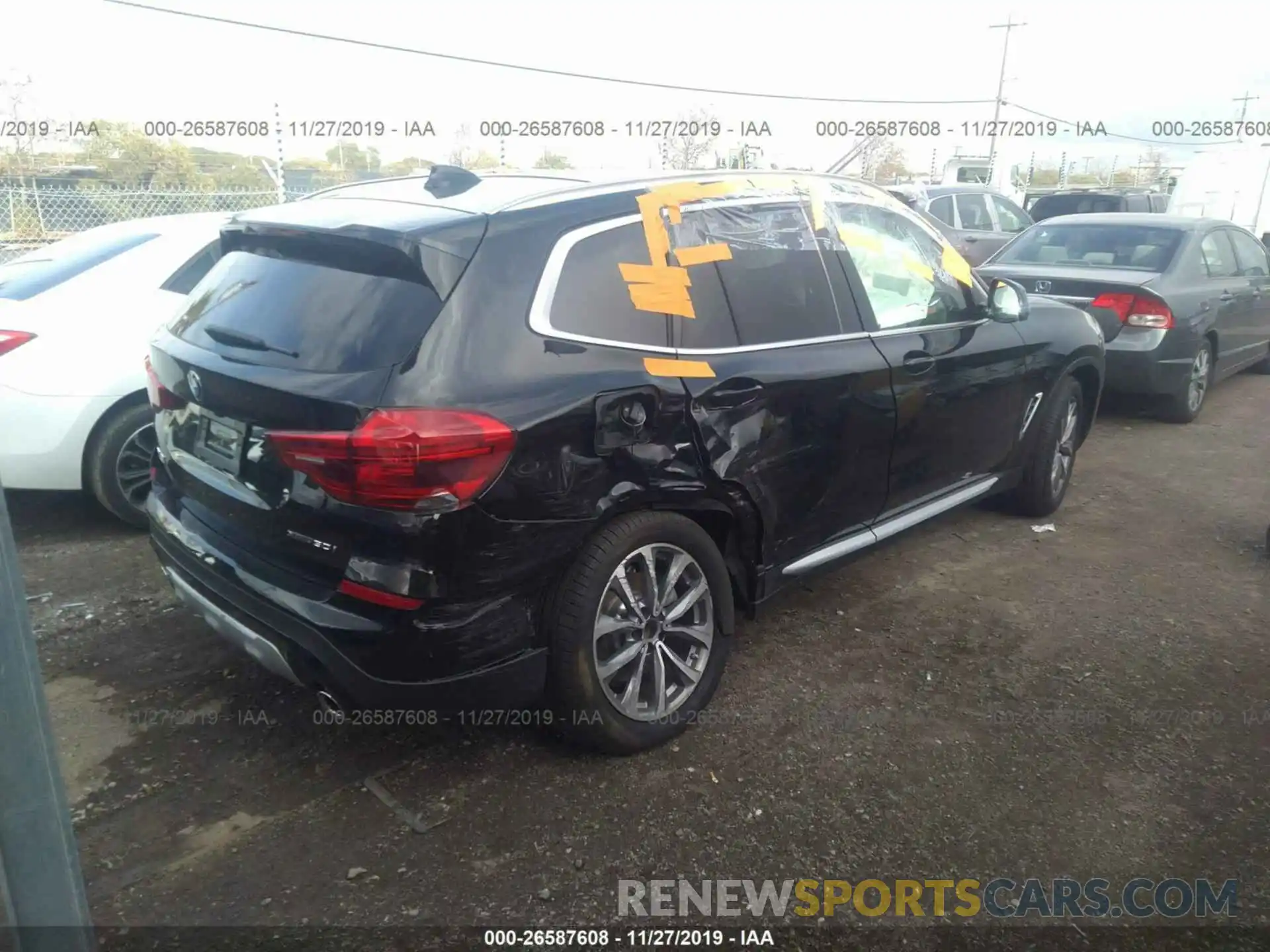 4 Photograph of a damaged car 5UXTR9C5XKLP97968 BMW X3 2019