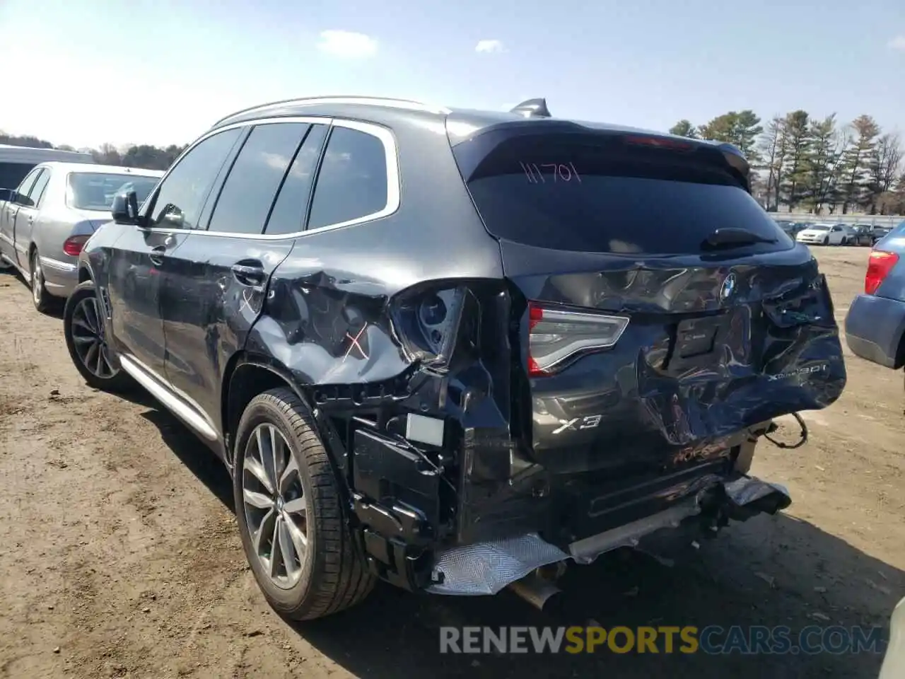 3 Photograph of a damaged car 5UXTR9C5XKLR03321 BMW X3 2019