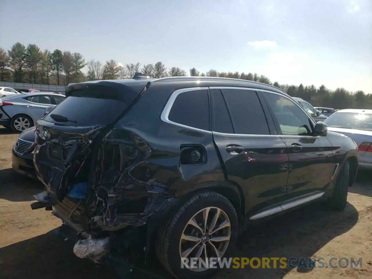 4 Photograph of a damaged car 5UXTR9C5XKLR03321 BMW X3 2019