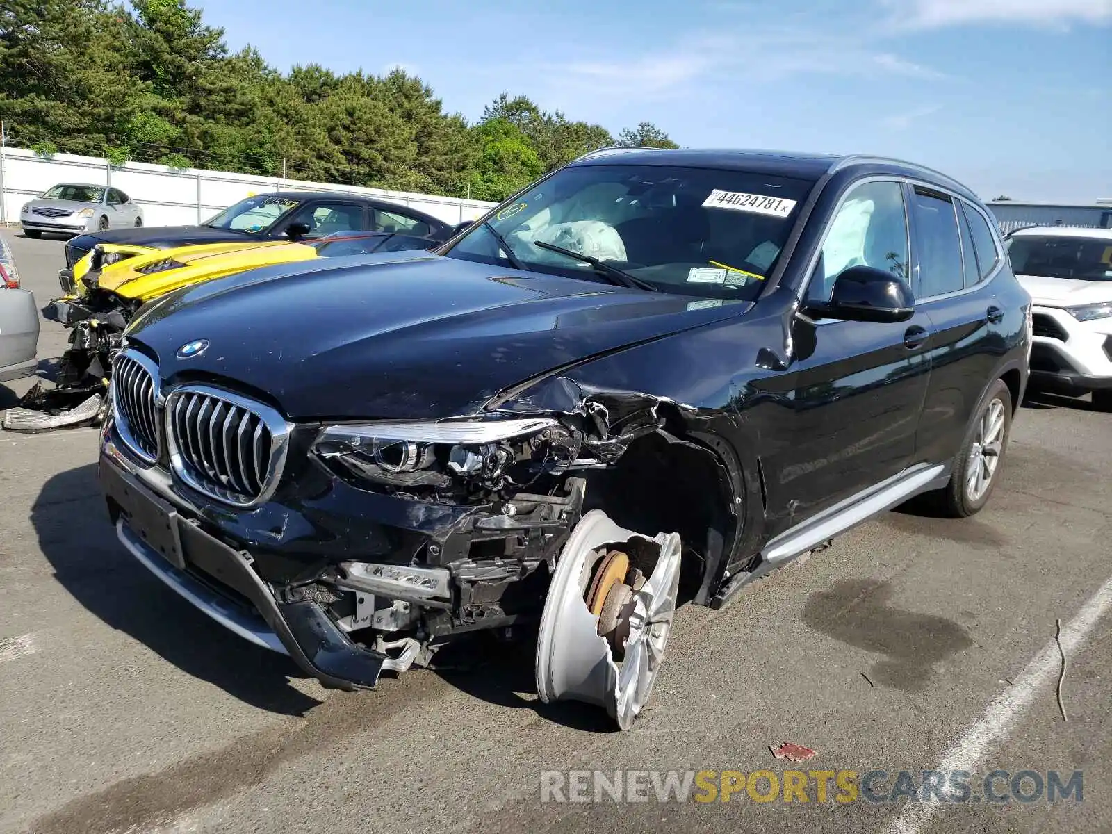 2 Photograph of a damaged car 5UXTR9C5XKLR03626 BMW X3 2019