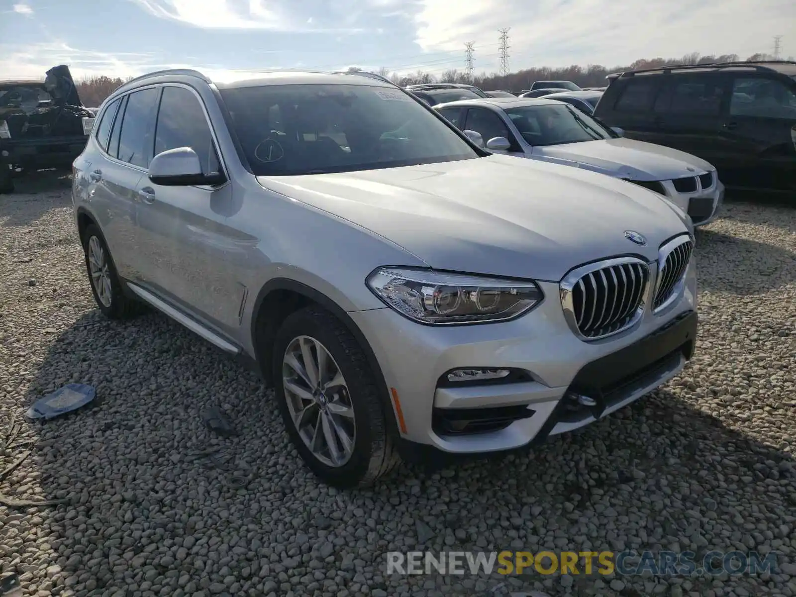 1 Photograph of a damaged car 5UXTR9C5XKLR04288 BMW X3 2019