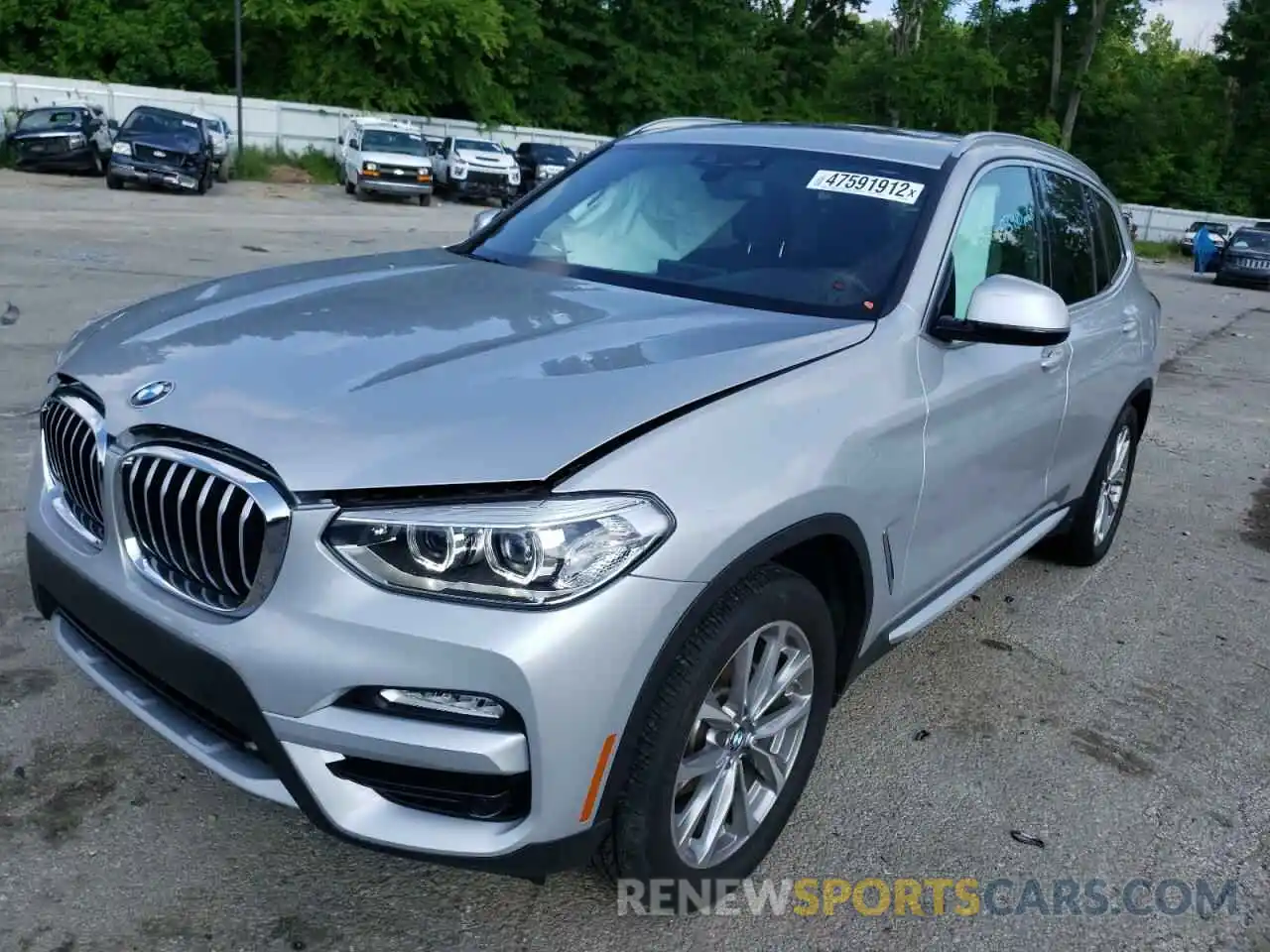 2 Photograph of a damaged car 5UXTR9C5XKLR04467 BMW X3 2019